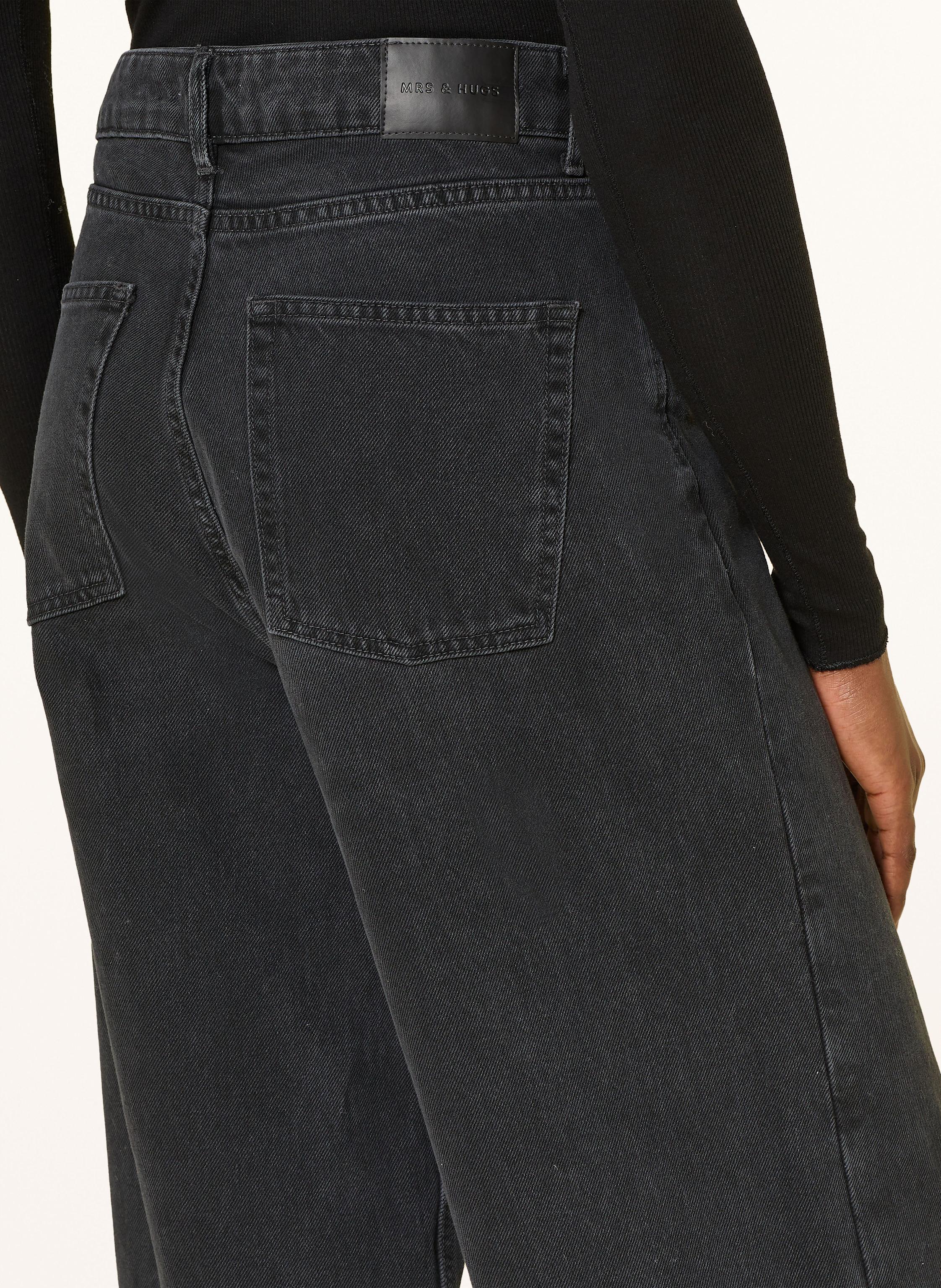 Thumbnail - Mrs & Hugs Straight Leg Jeans schwarz