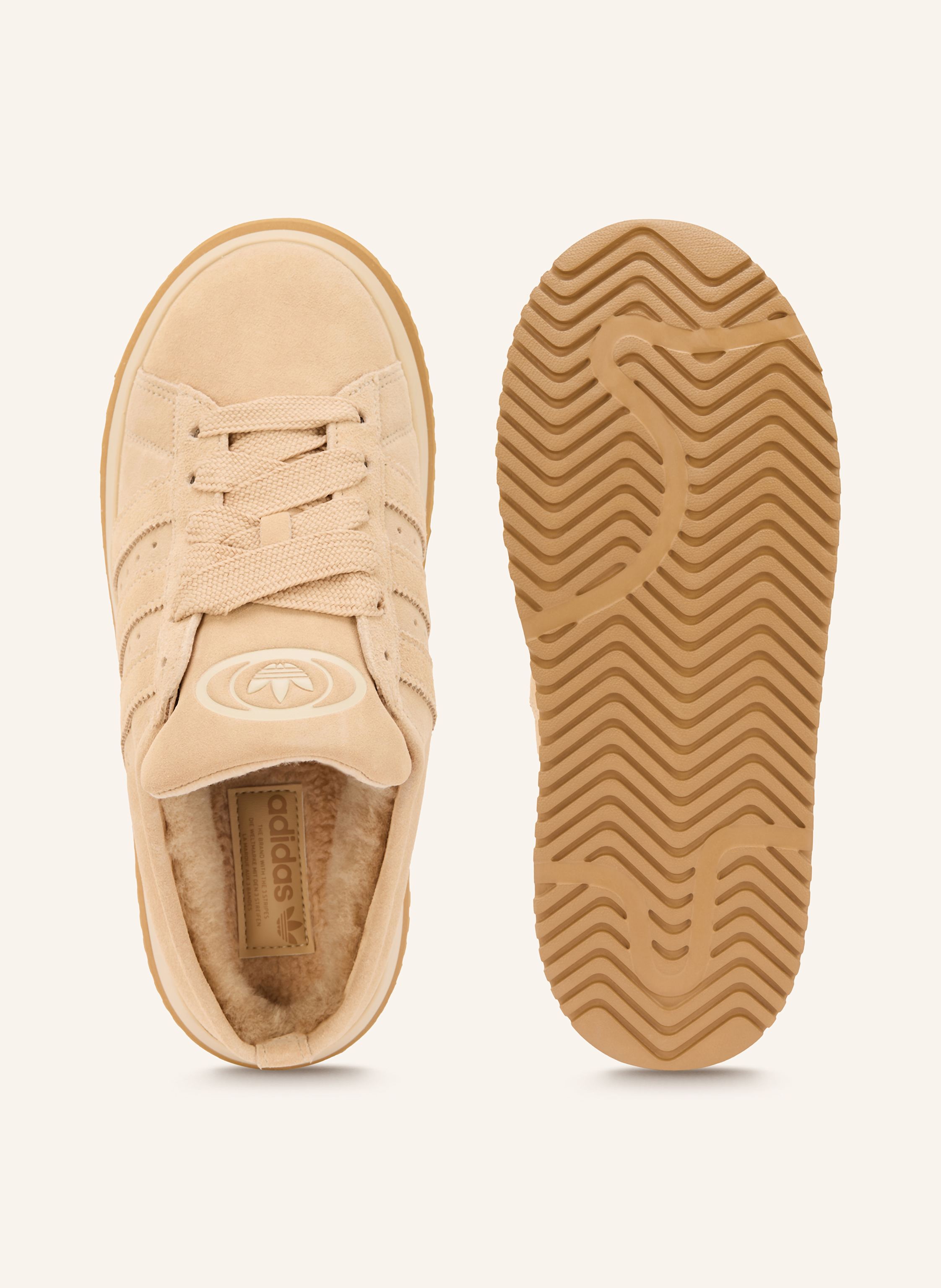 Thumbnail - Adidas Originals Plateau-Mules Campus 00s braun