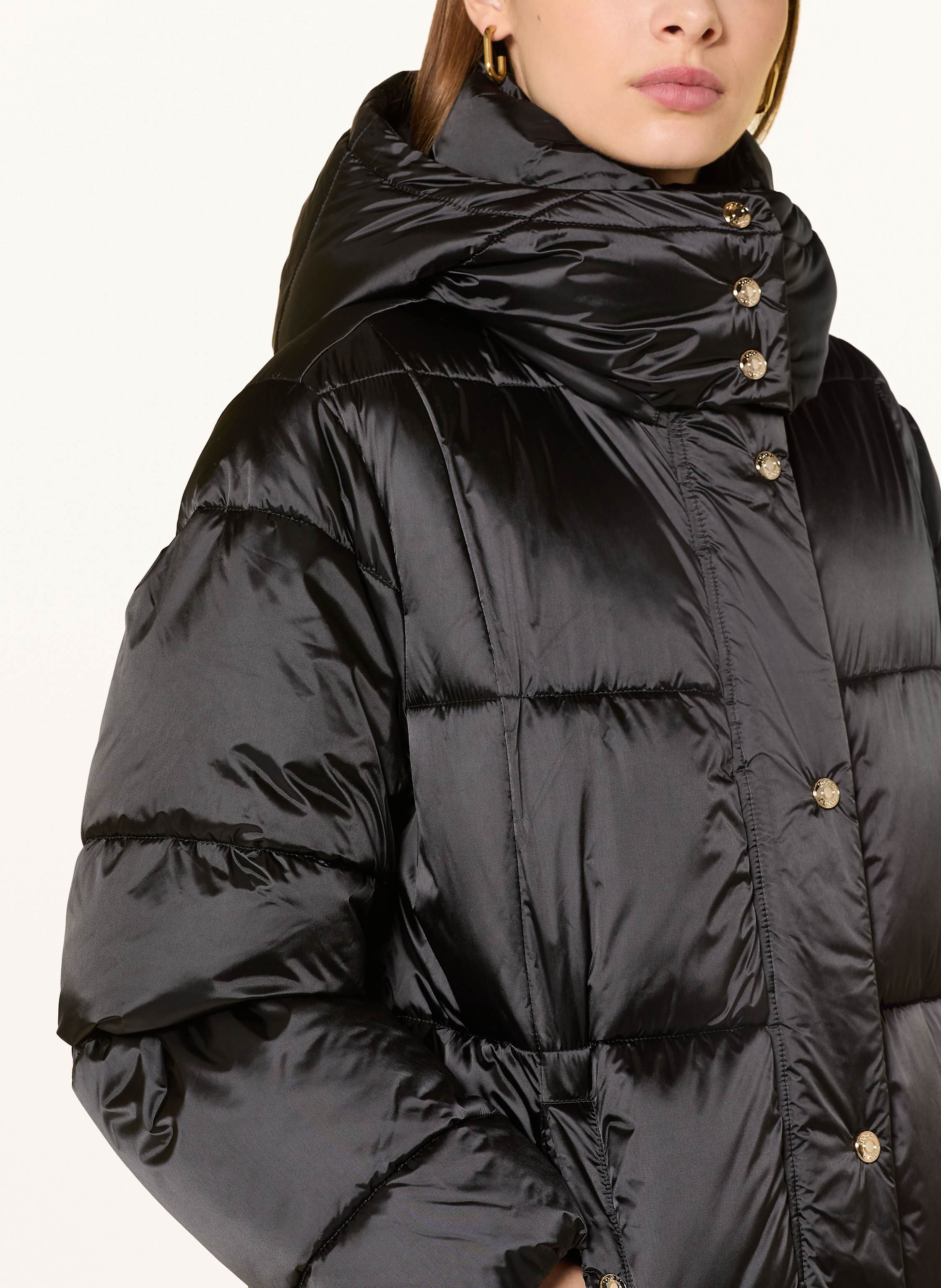 Thumbnail - Joop! Steppmantel Clarissa Mit Abnehmbarer Kapuze schwarz