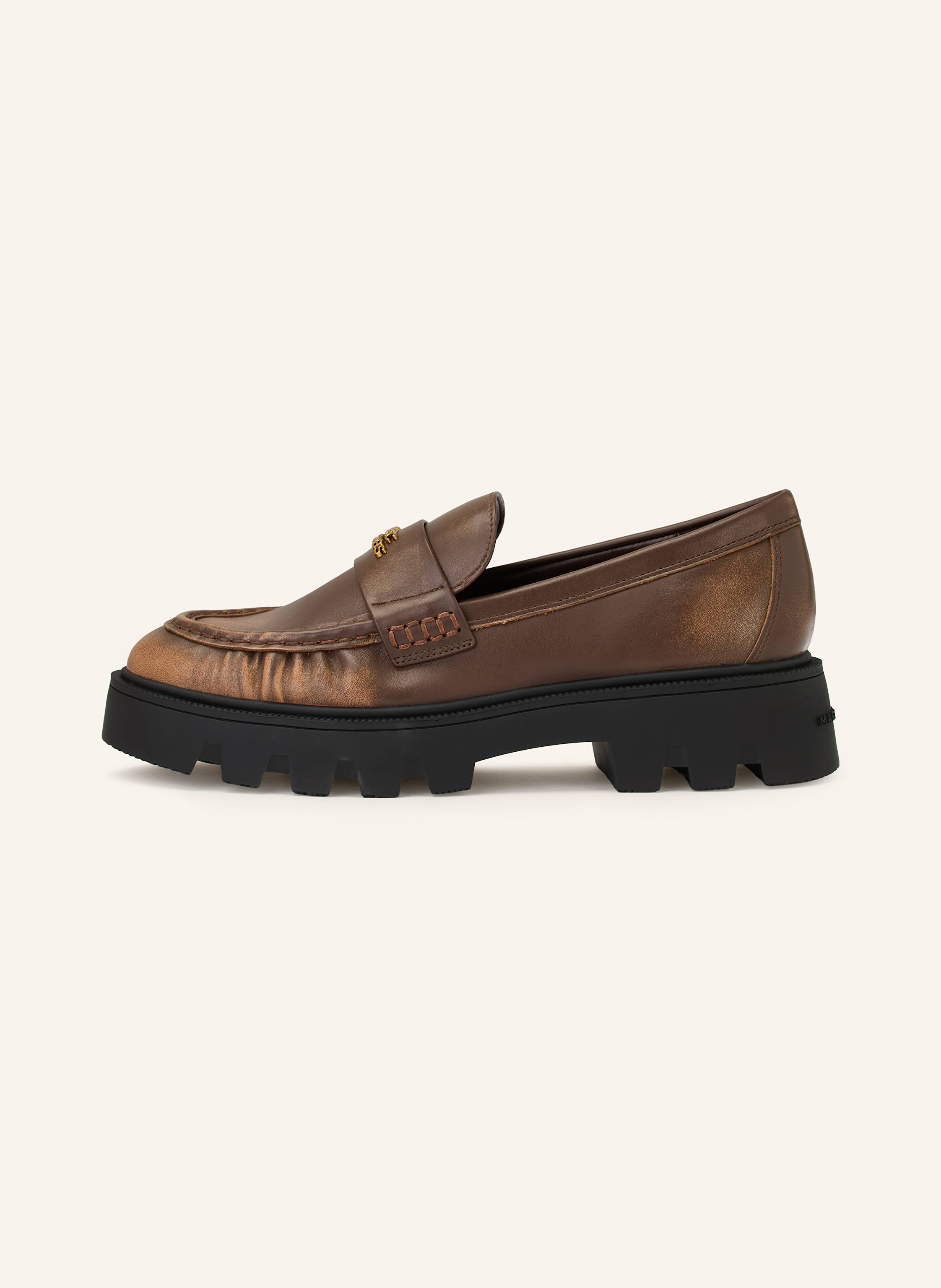 Thumbnail - Marc Jacobs Plateau-Loafer The Frankie Loafer braun