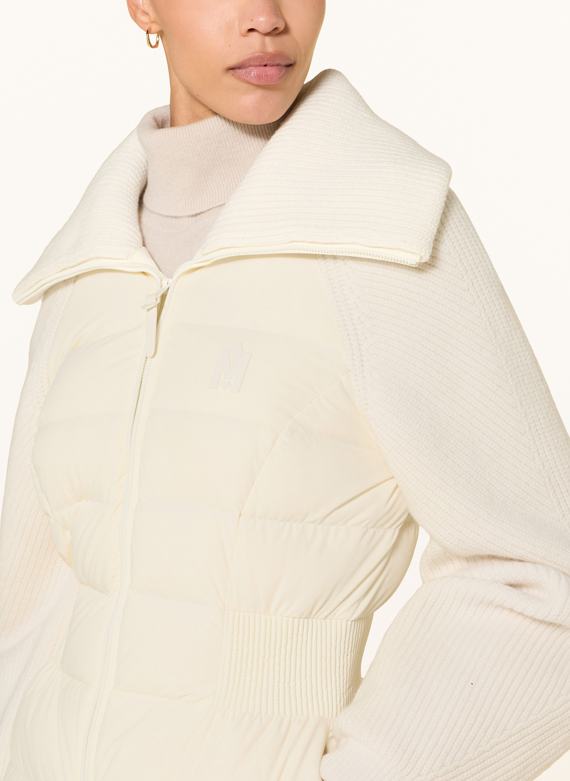 Thumbnail - Mackage Daunenjacke Foxy Im Materialmix weiss