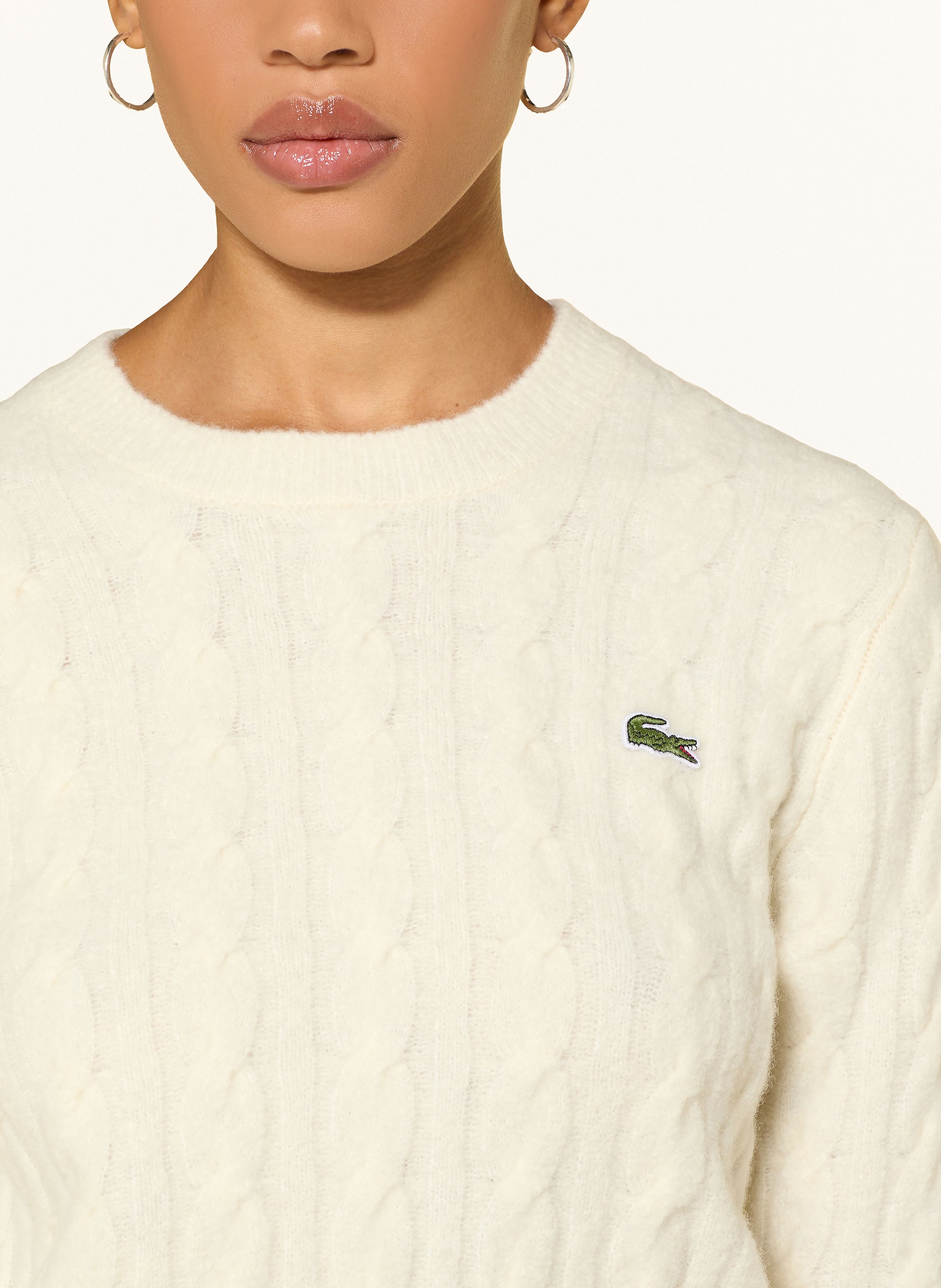 Thumbnail - Lacoste Pullover beige