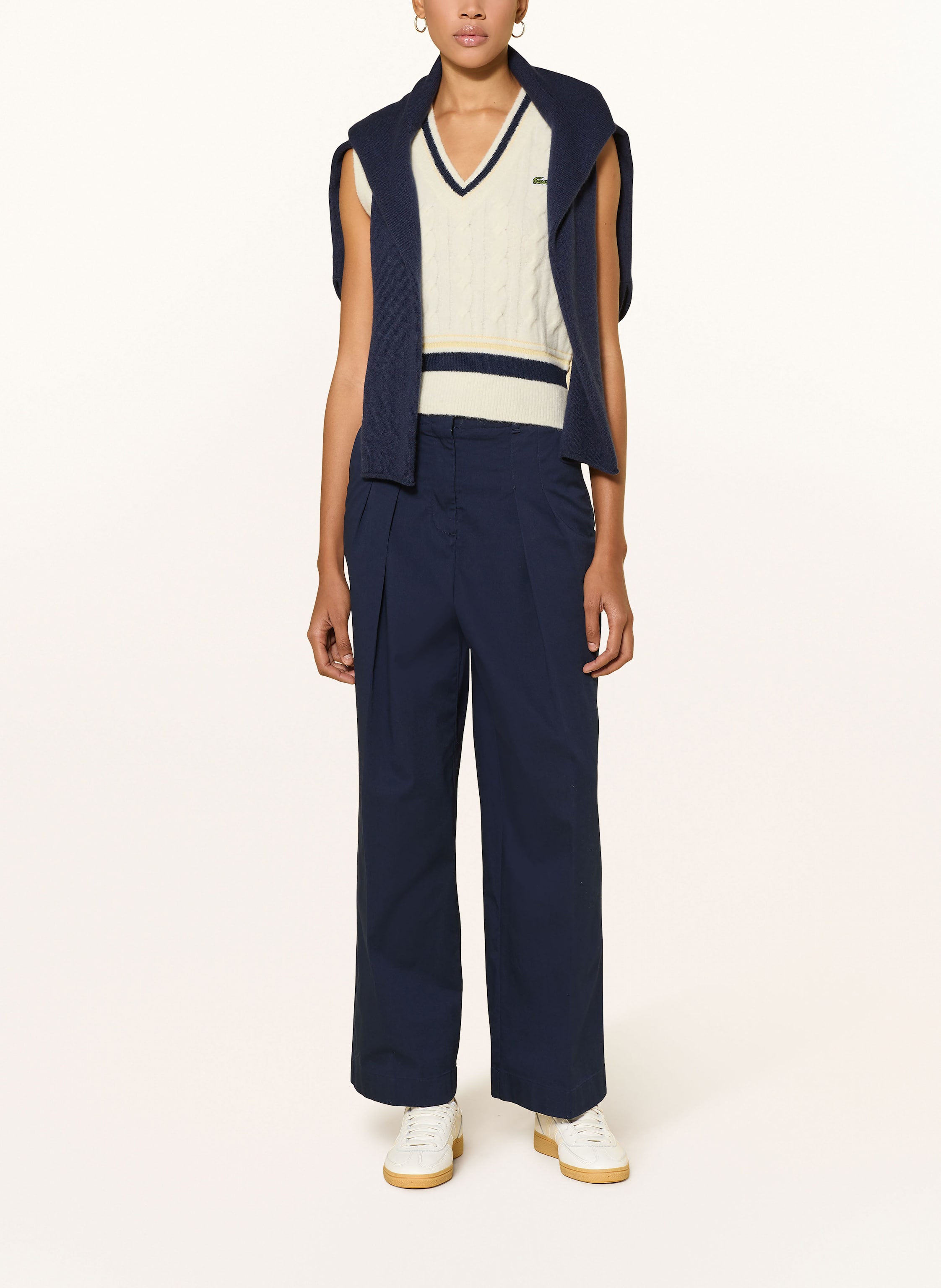 Thumbnail - Lacoste Pullunder beige