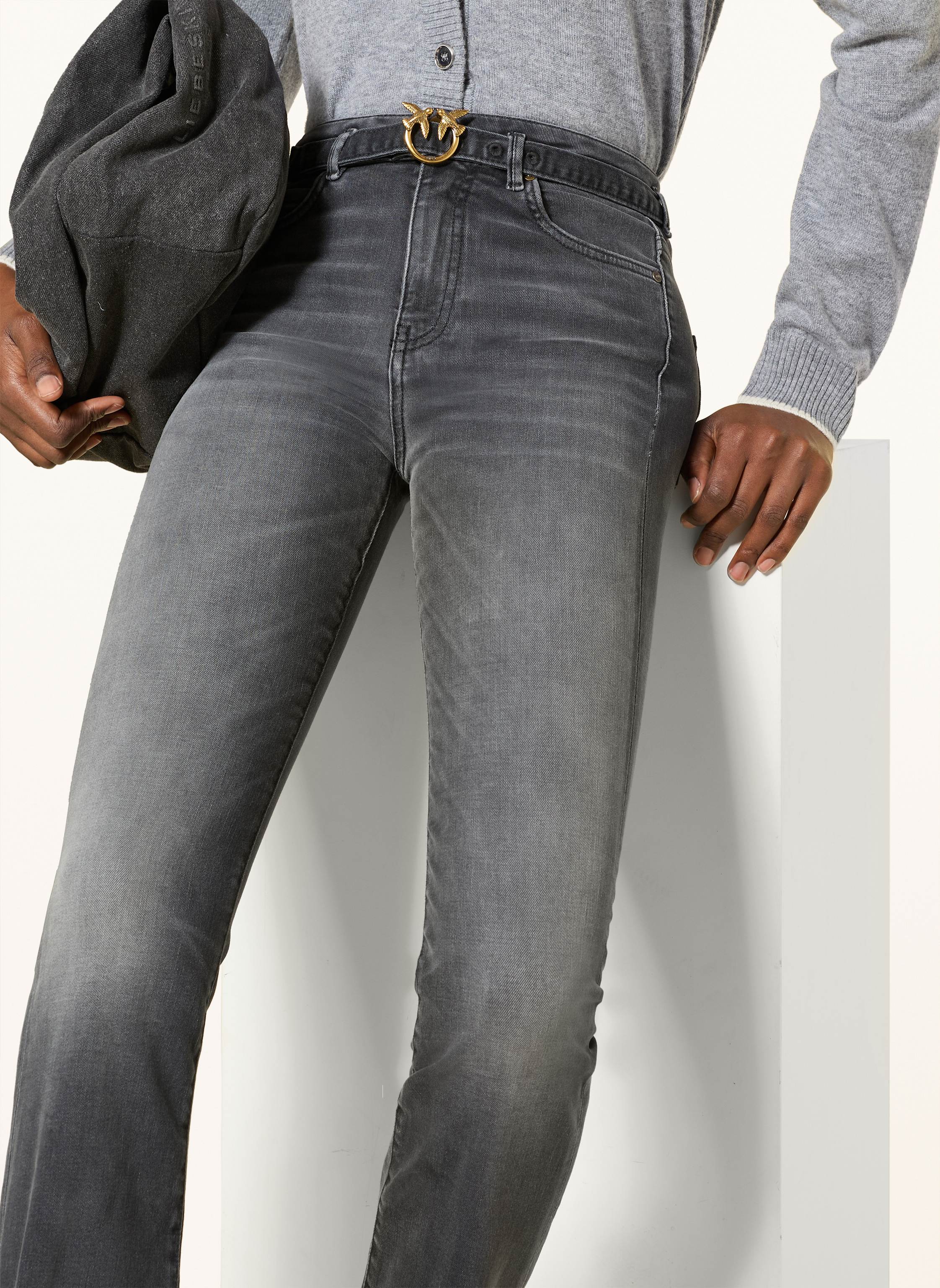 Thumbnail - Pinko Bootcut Jeans Flora blau