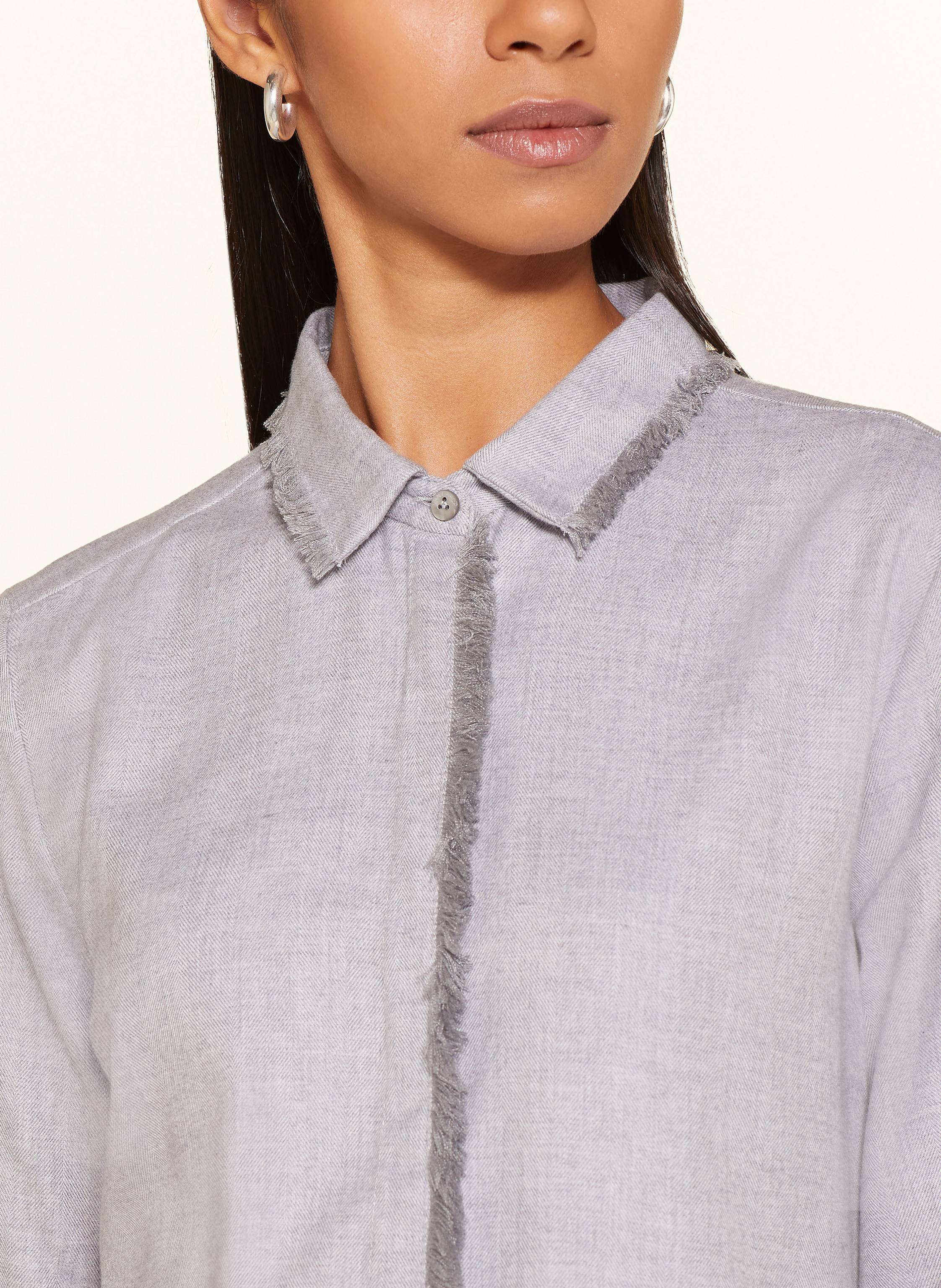 Thumbnail - Van Laack Hemdbluse Vl-Leni-Svkn Aus Flanell grau