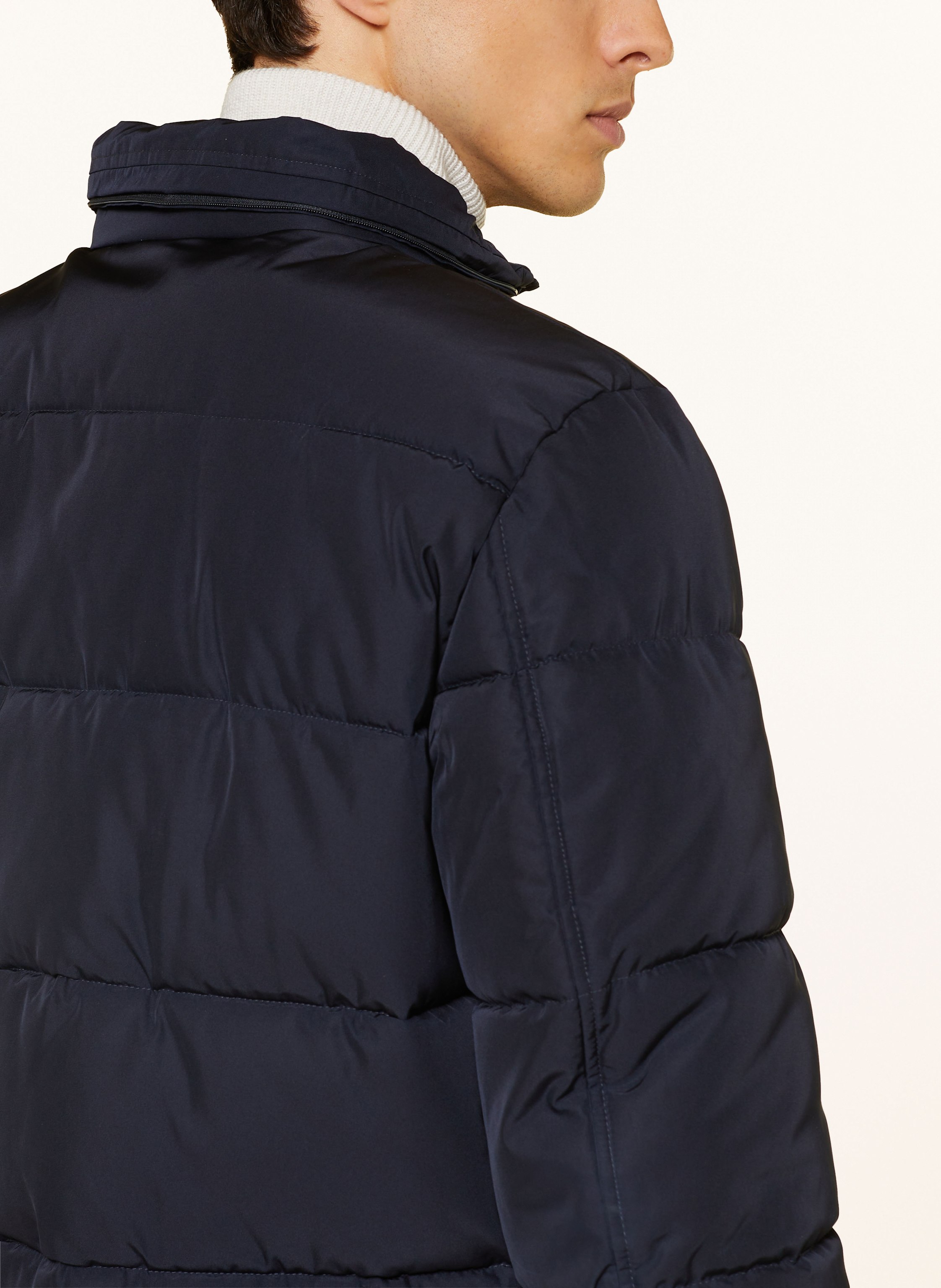 Thumbnail - Joop! Steppjacke Newton Mit Abnehmbarem Kunstfell blau