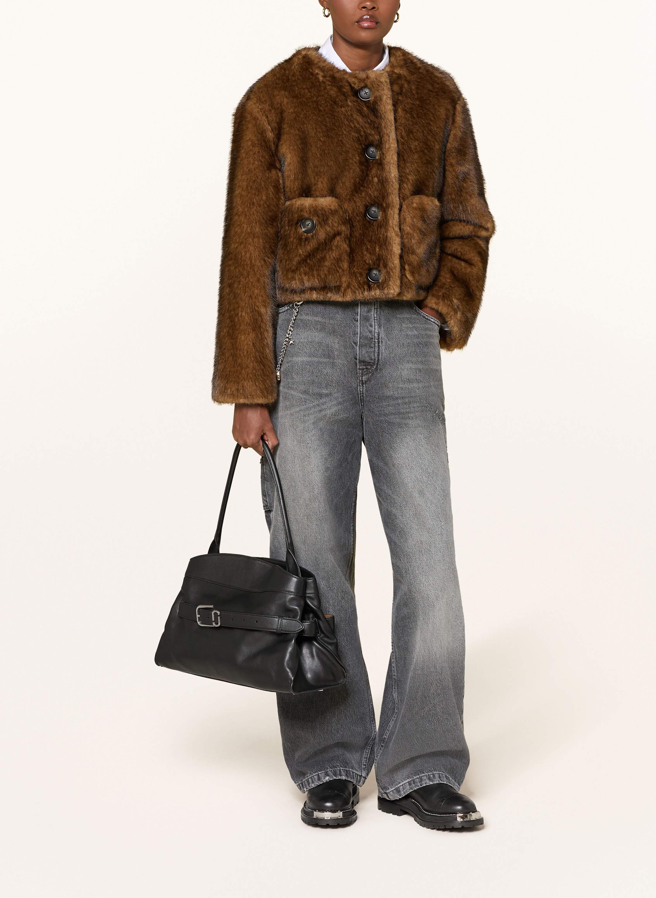 Thumbnail - Marc Jacobs Handtasche The Dakota Satchel schwarz