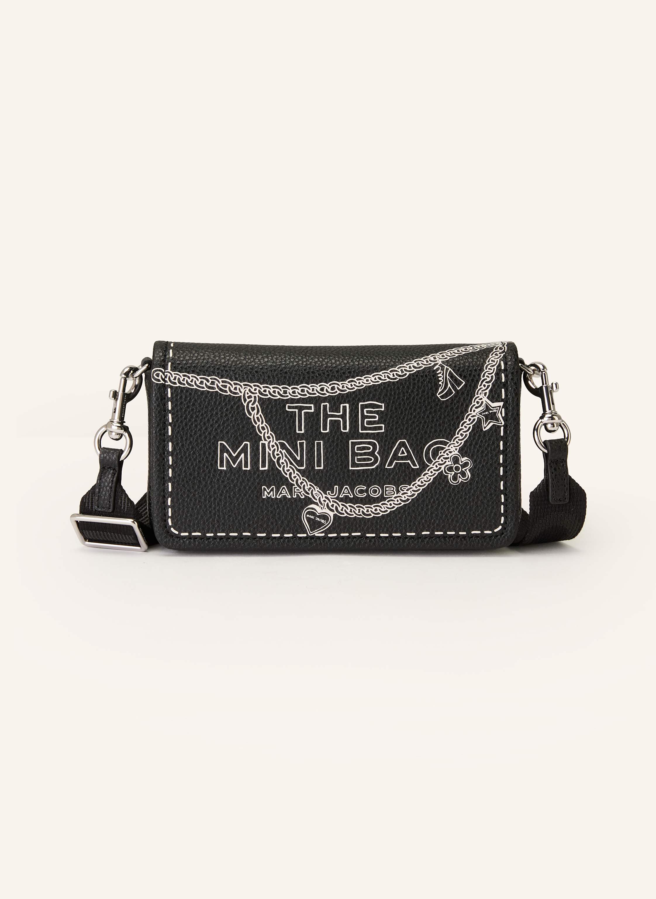 Marc Jacobs The Bag Mini in schwarz – Umhängetasche