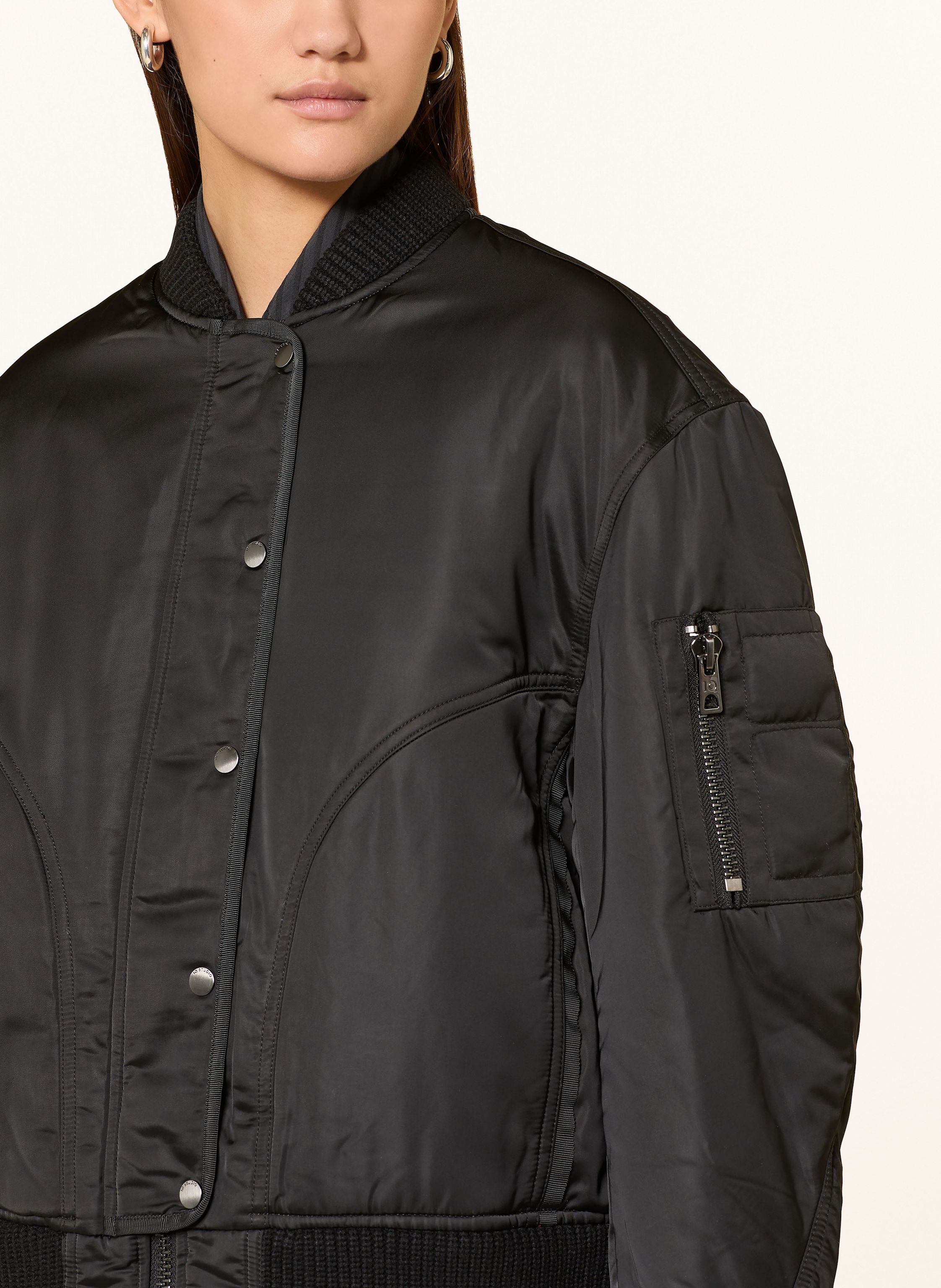 Thumbnail - Iq Studio Oversized-Blouson schwarz
