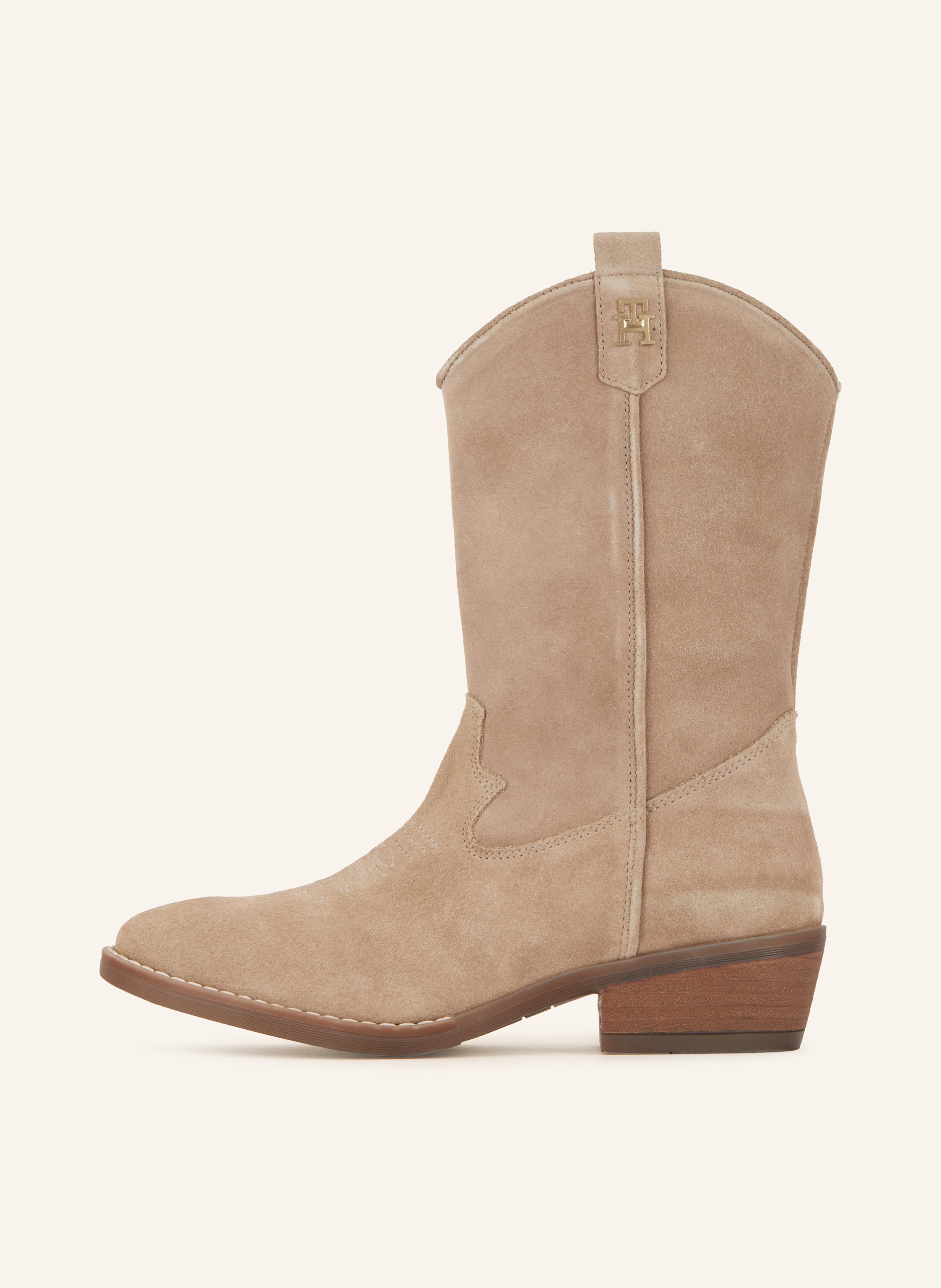 Thumbnail - Tommy Hilfiger Cowboy Boots beige