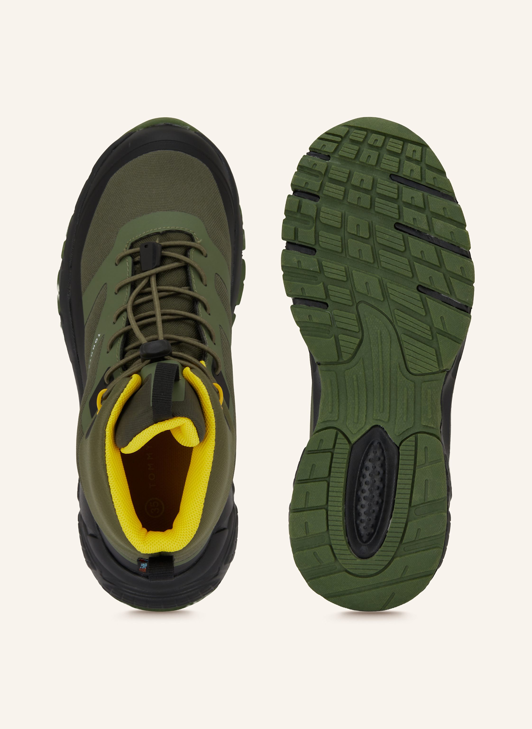 Thumbnail - Tommy Hilfiger Hightop-Sneaker gruen