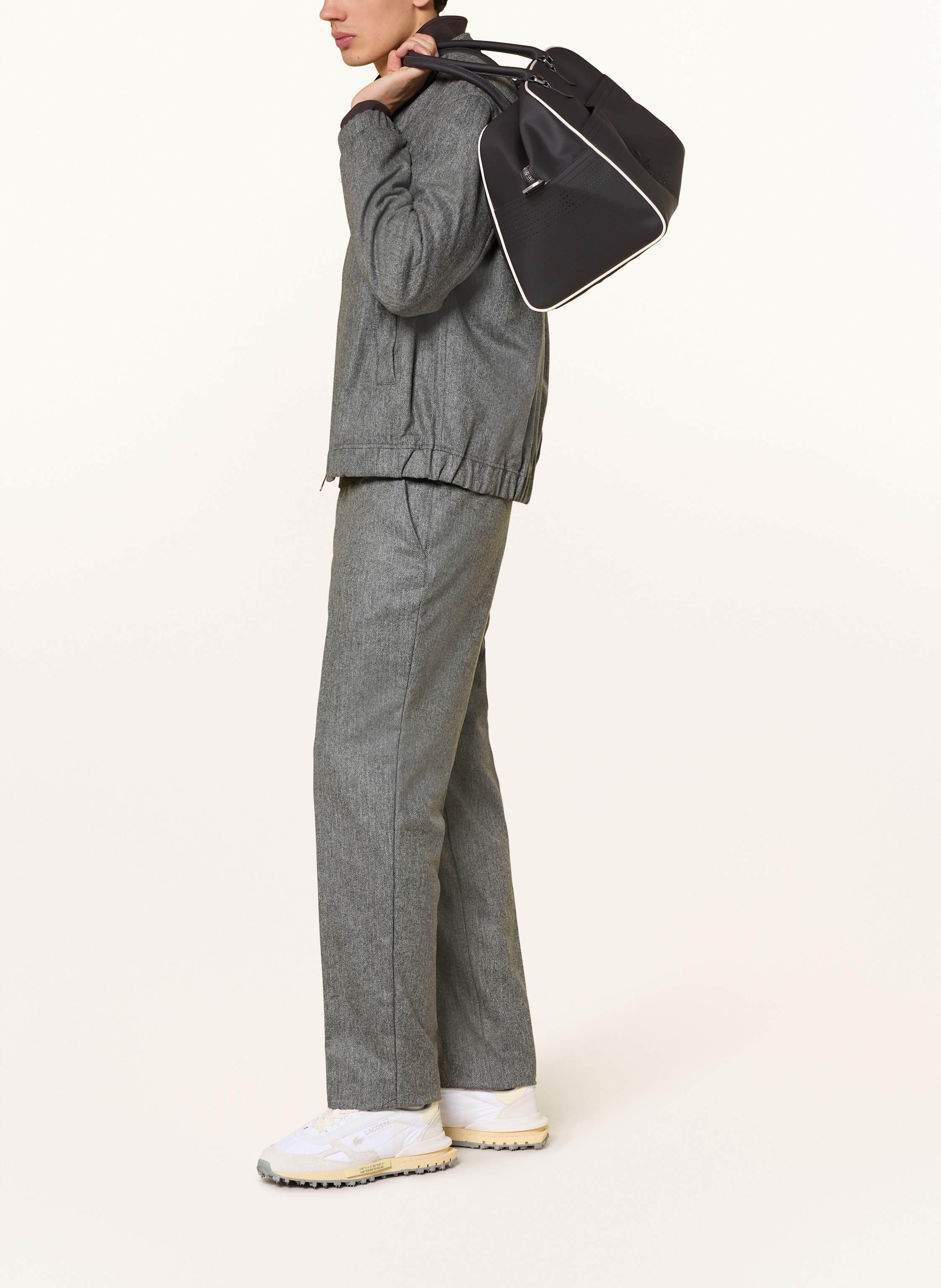 Thumbnail - Lacoste Chino Regular Fit grau