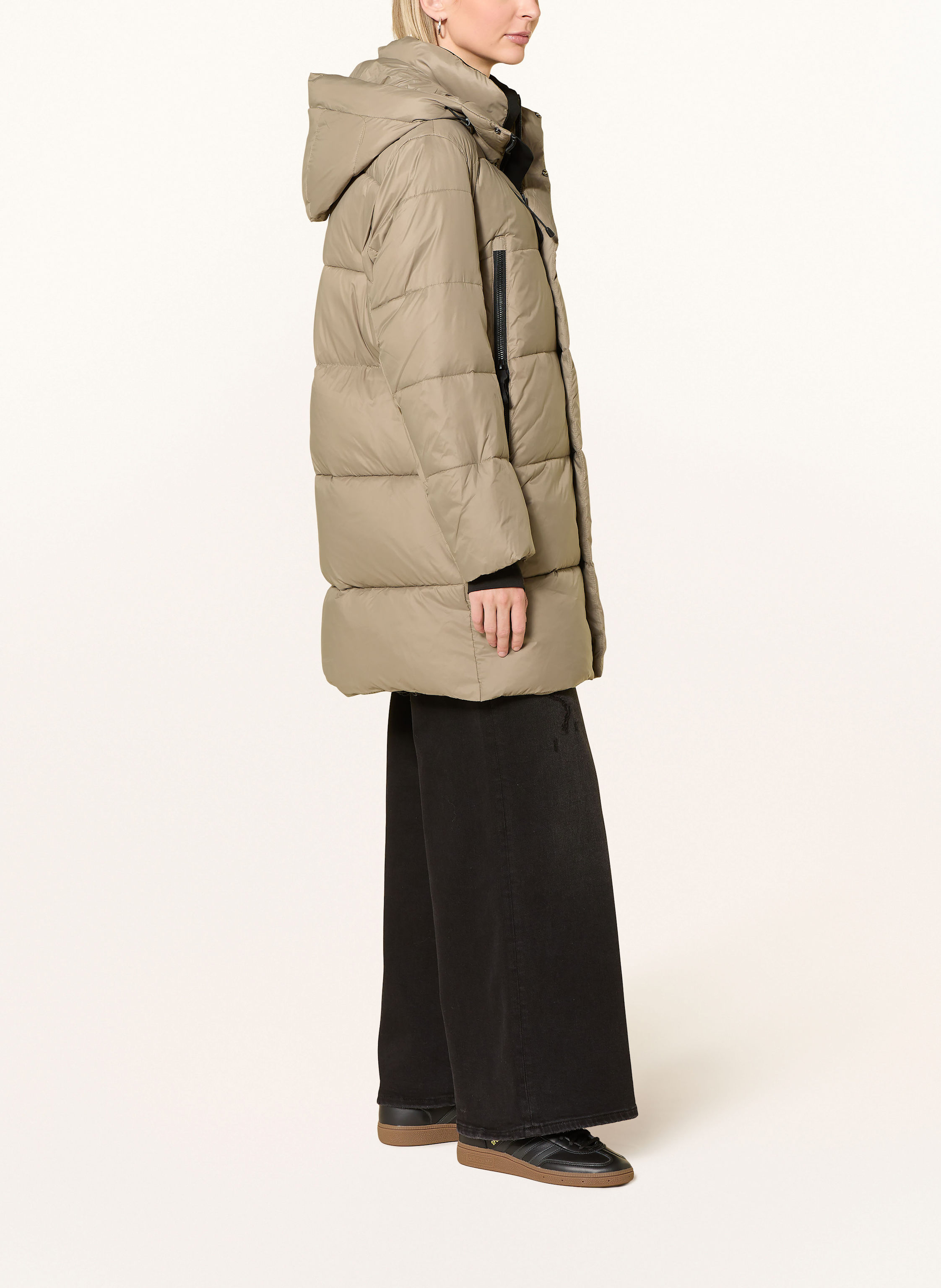 Thumbnail - Withblack Daunenmantel Abby beige
