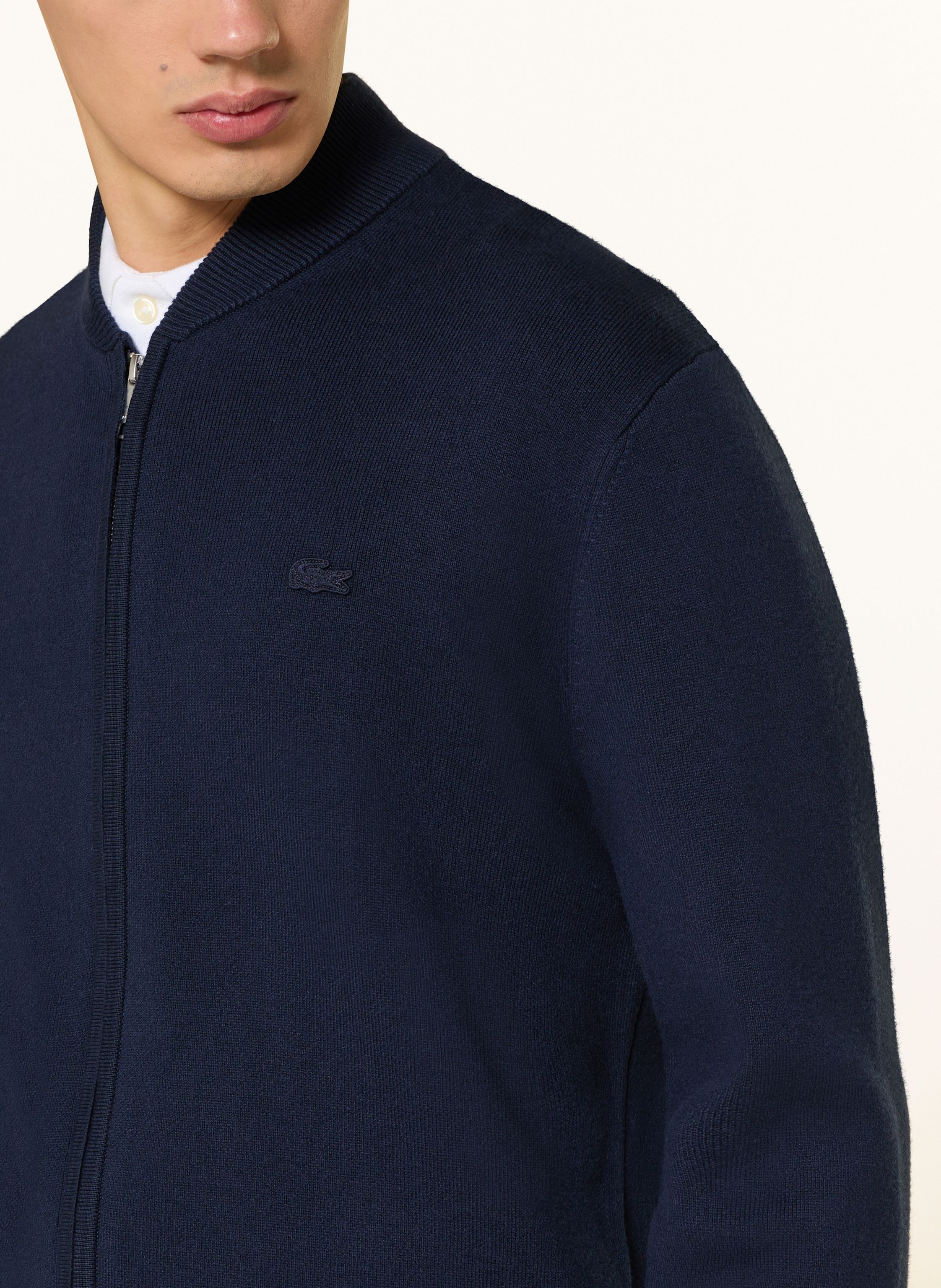 Thumbnail - Lacoste Strickjacke blau