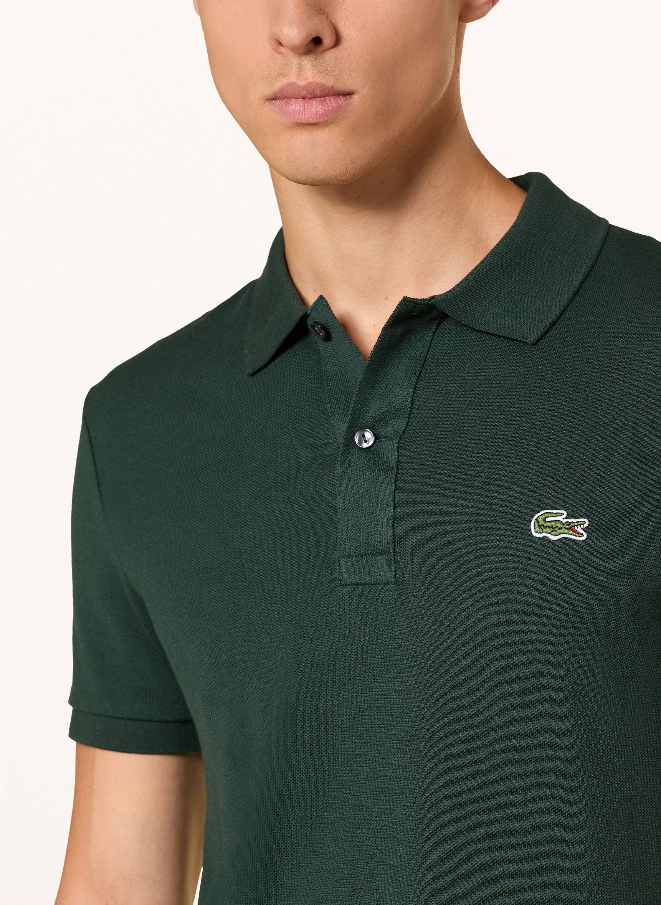 Thumbnail - Lacoste Piqué-Poloshirt Slim Fit gruen