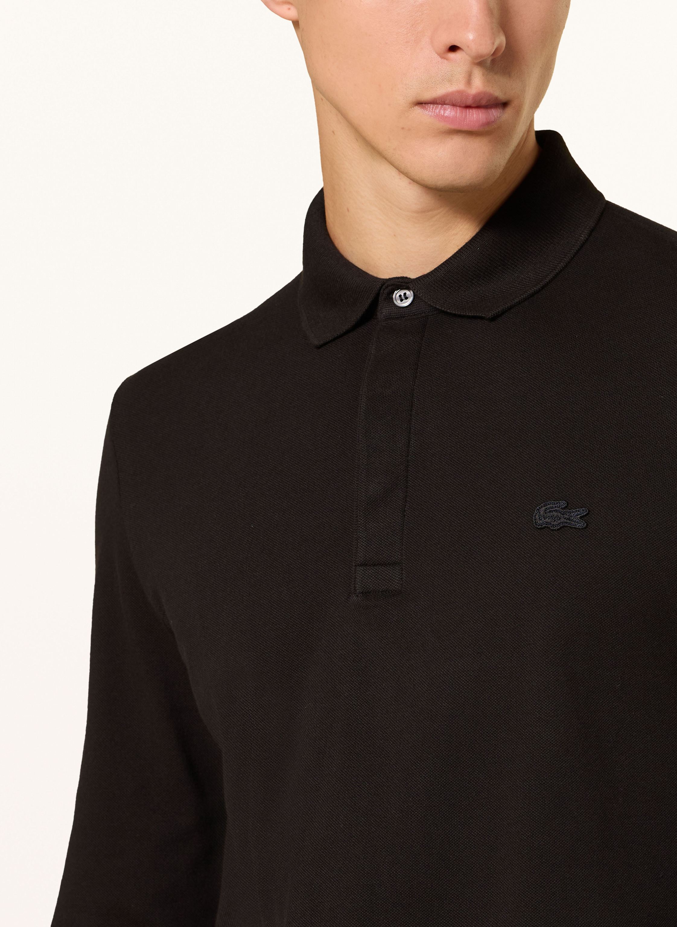 Thumbnail - Lacoste Piqué-Poloshirt Regular Fit schwarz