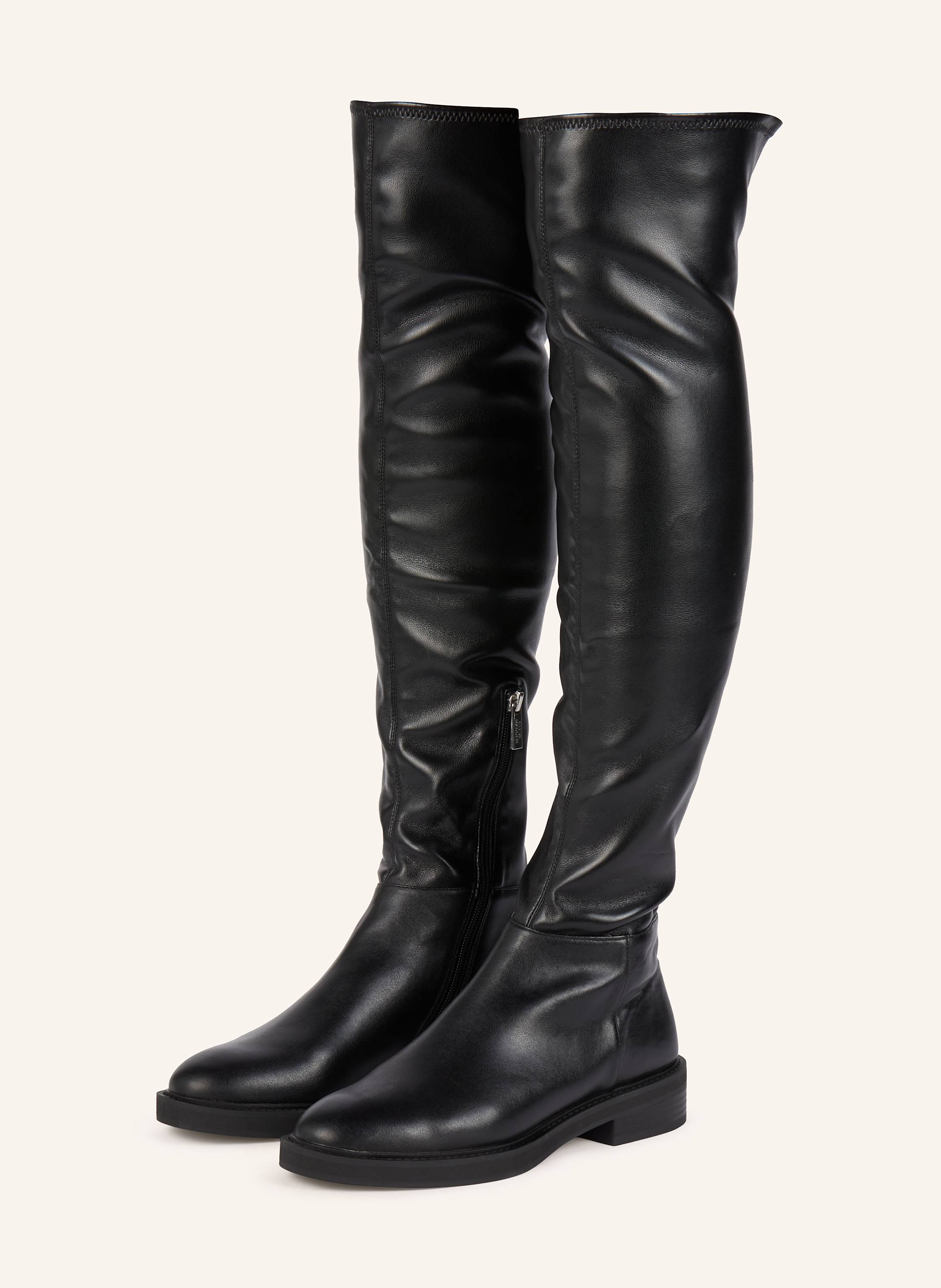 STEVE MADDEN Overknee-Stiefel LEZA in schwarz