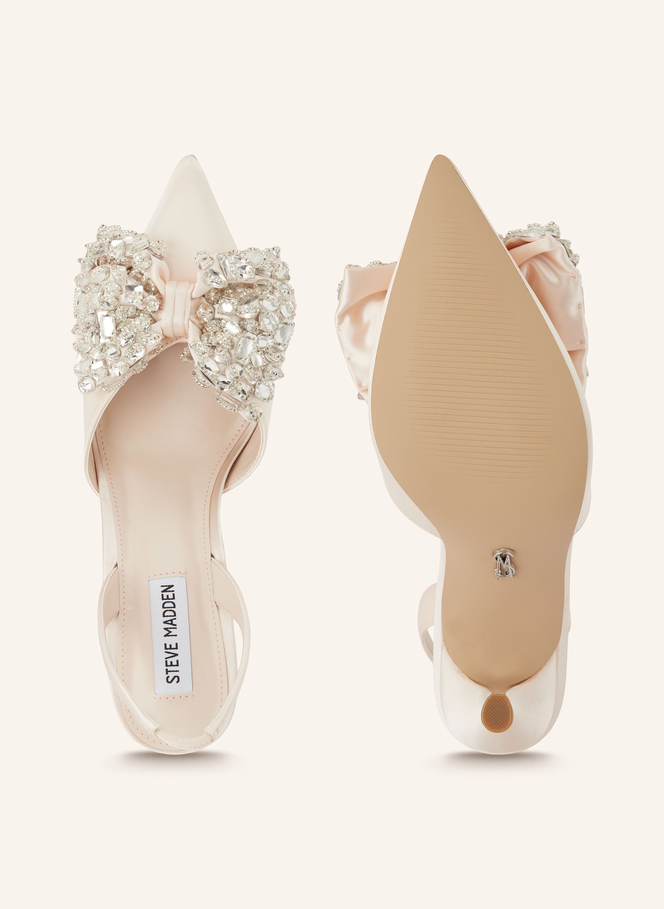 Thumbnail - Steve Madden Slingpumps Lovies Mit Schmucksteinen beige