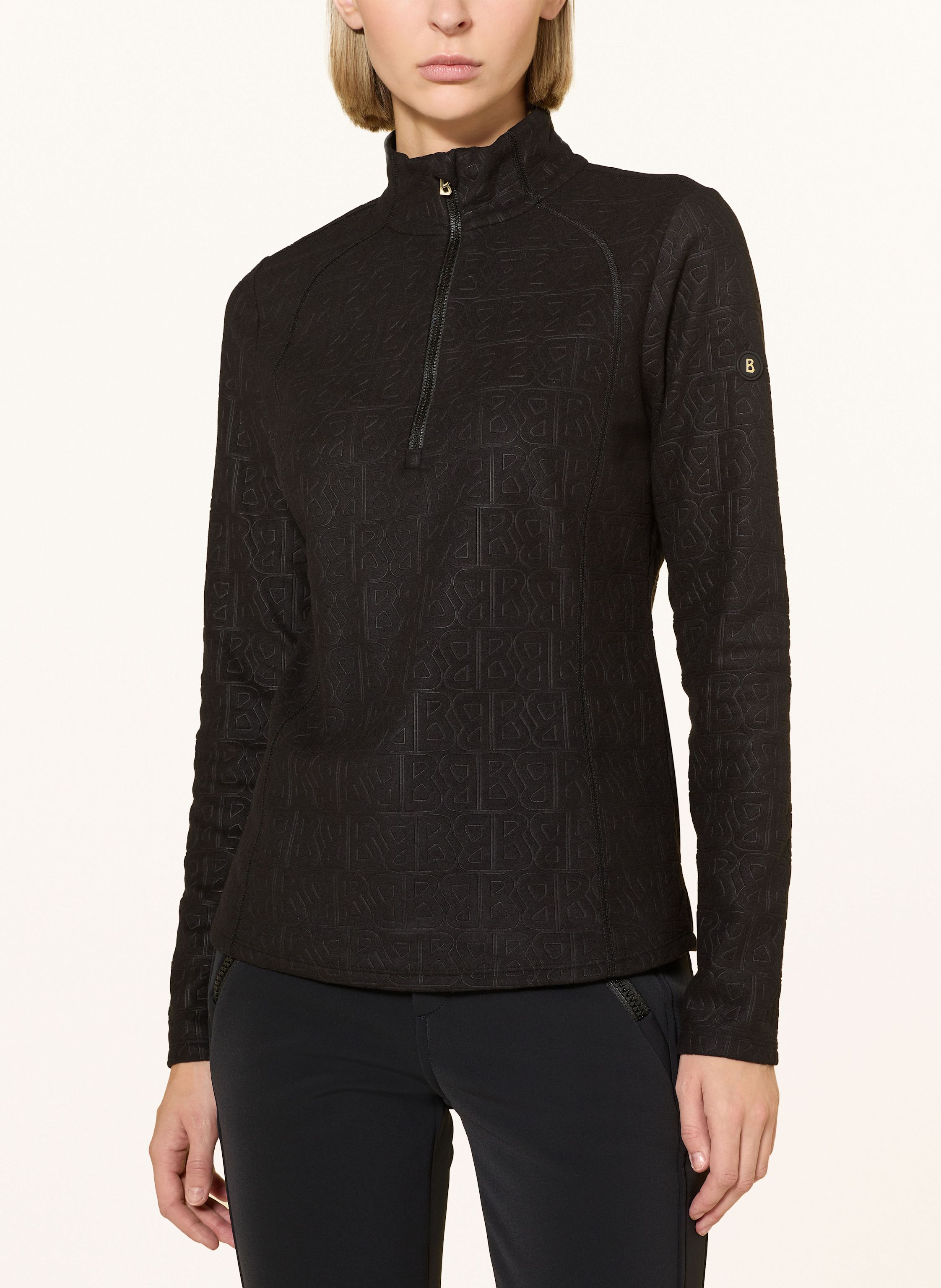 Thumbnail - Bogner Fleece-Troyer medita2 schwarz