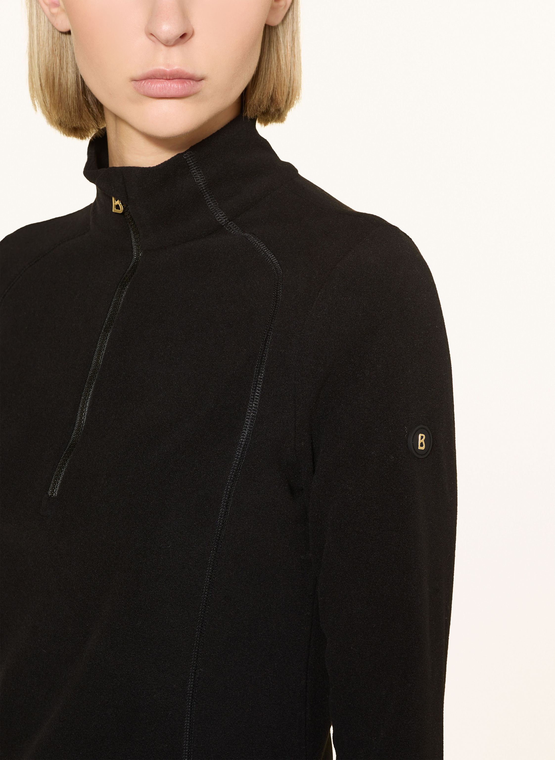Thumbnail - Bogner Fleece-Troyer medita2 schwarz