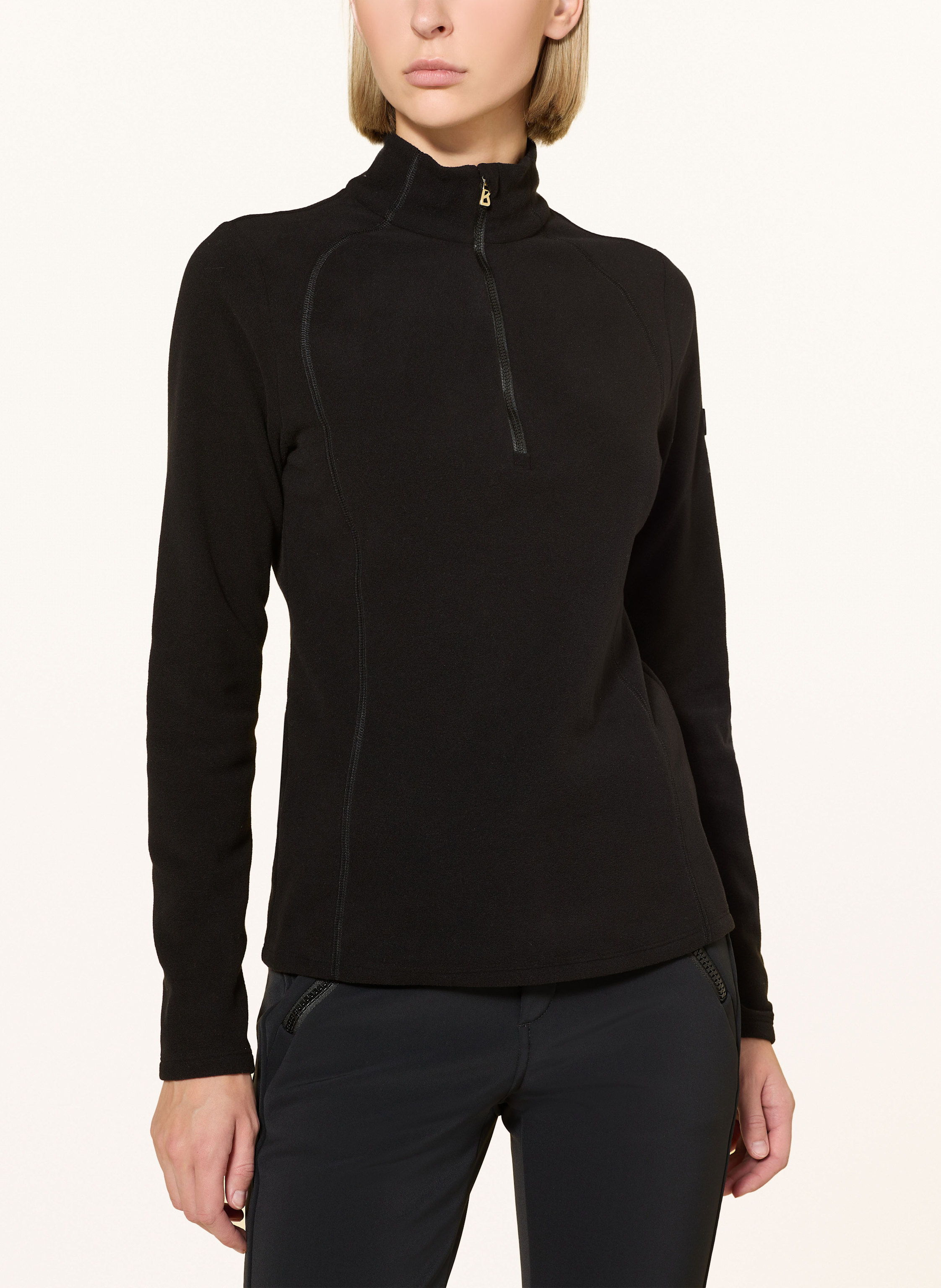 Thumbnail - Bogner Fleece-Troyer medita2 schwarz