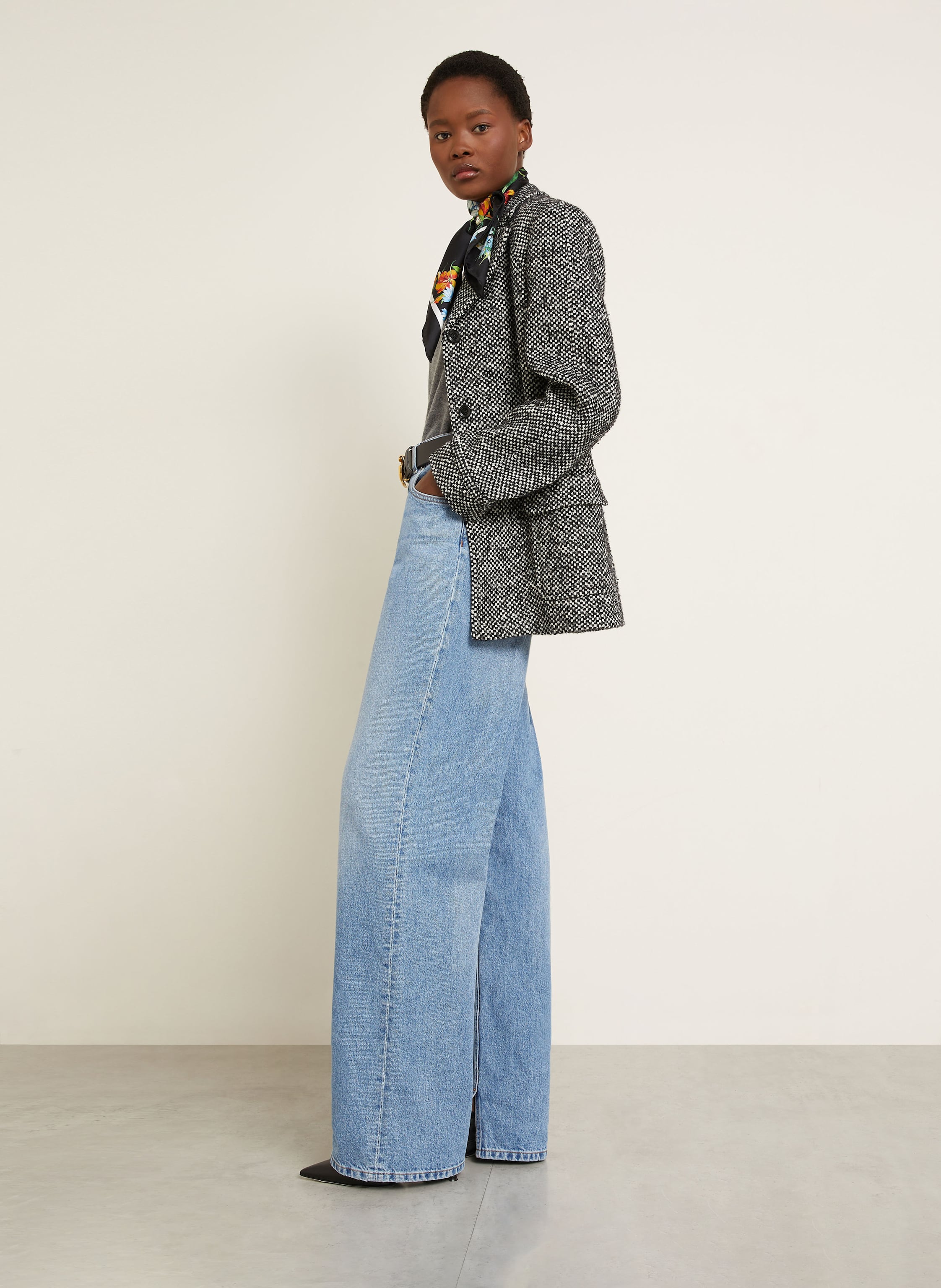 Thumbnail - Dolce & Gabbana Straight Jeans blau