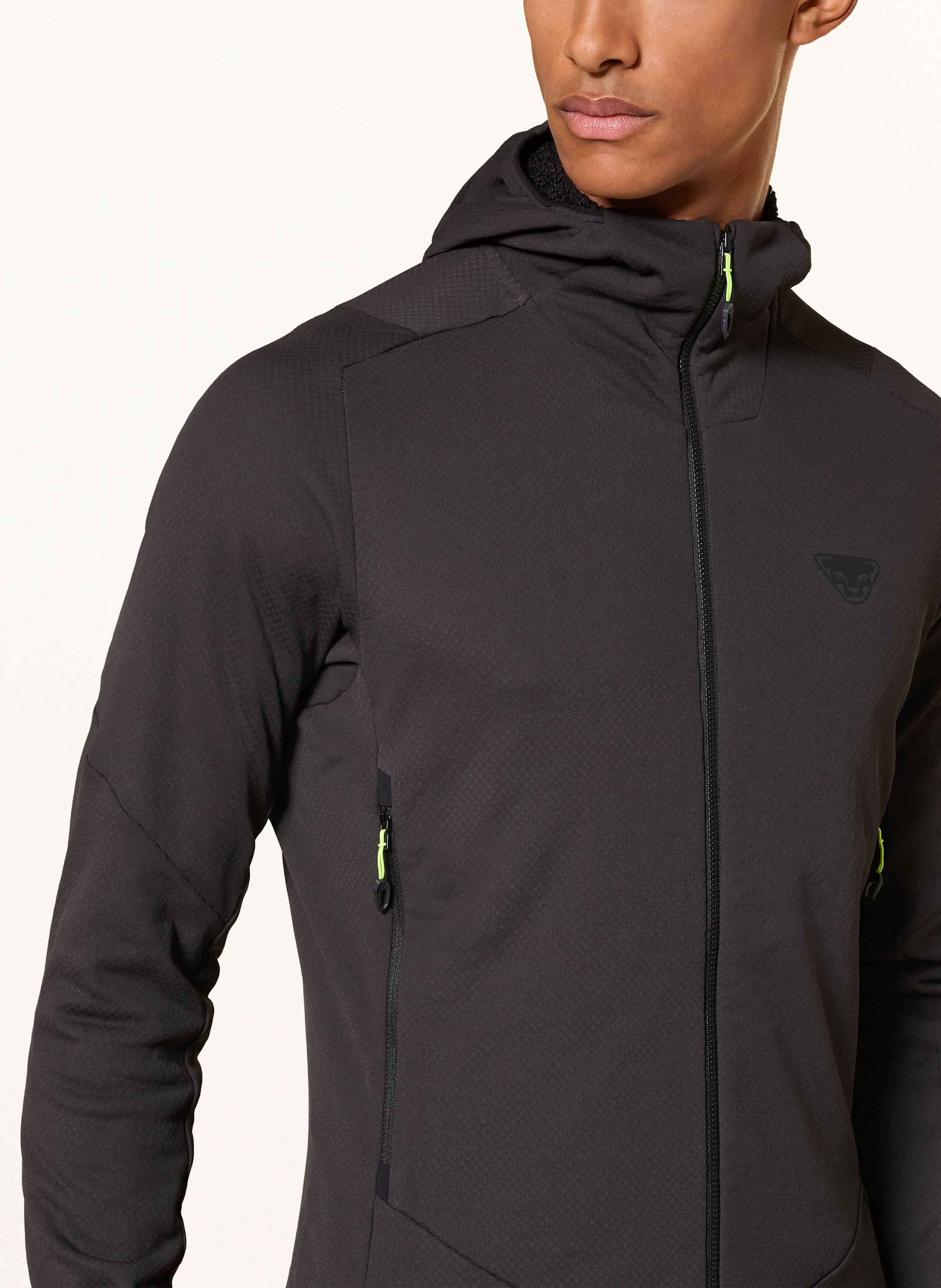 Thumbnail - Dynafit Midlayer-Jacke Blacklight Therm Hooded schwarz