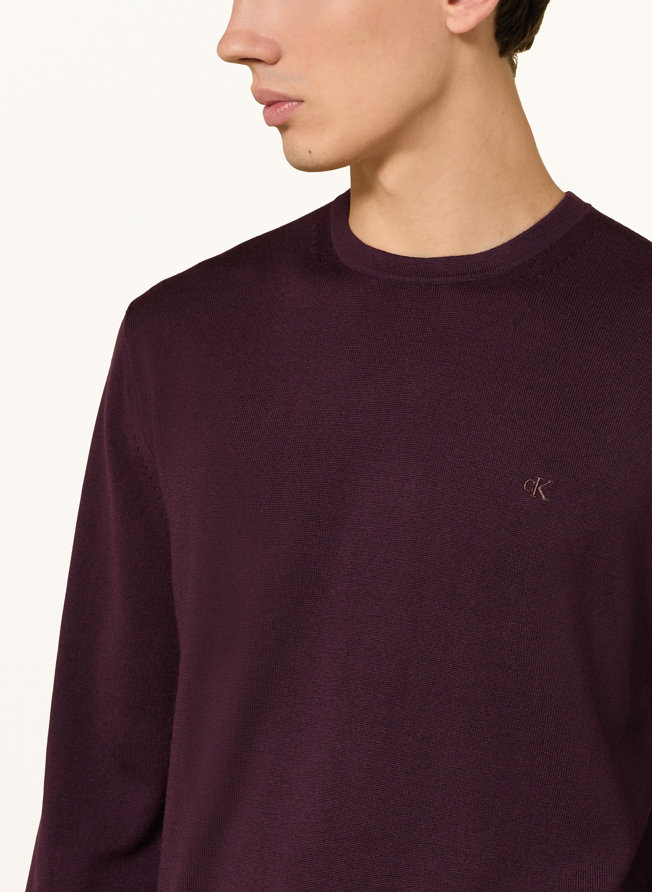 Thumbnail - Calvin Klein Pullover Aus Merinowolle braun