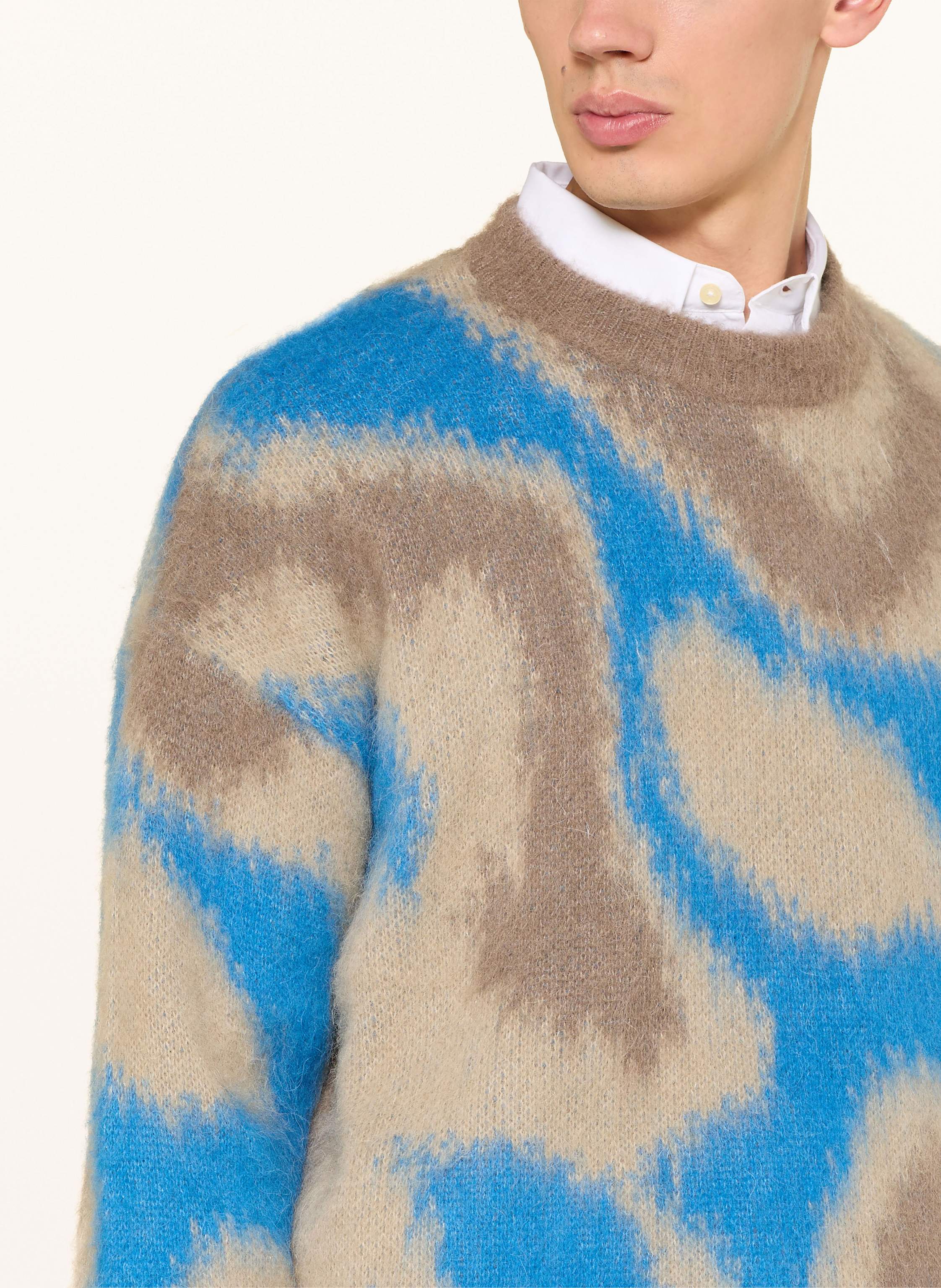 Thumbnail - Calvin Klein Pullover Mit Alpaka blau