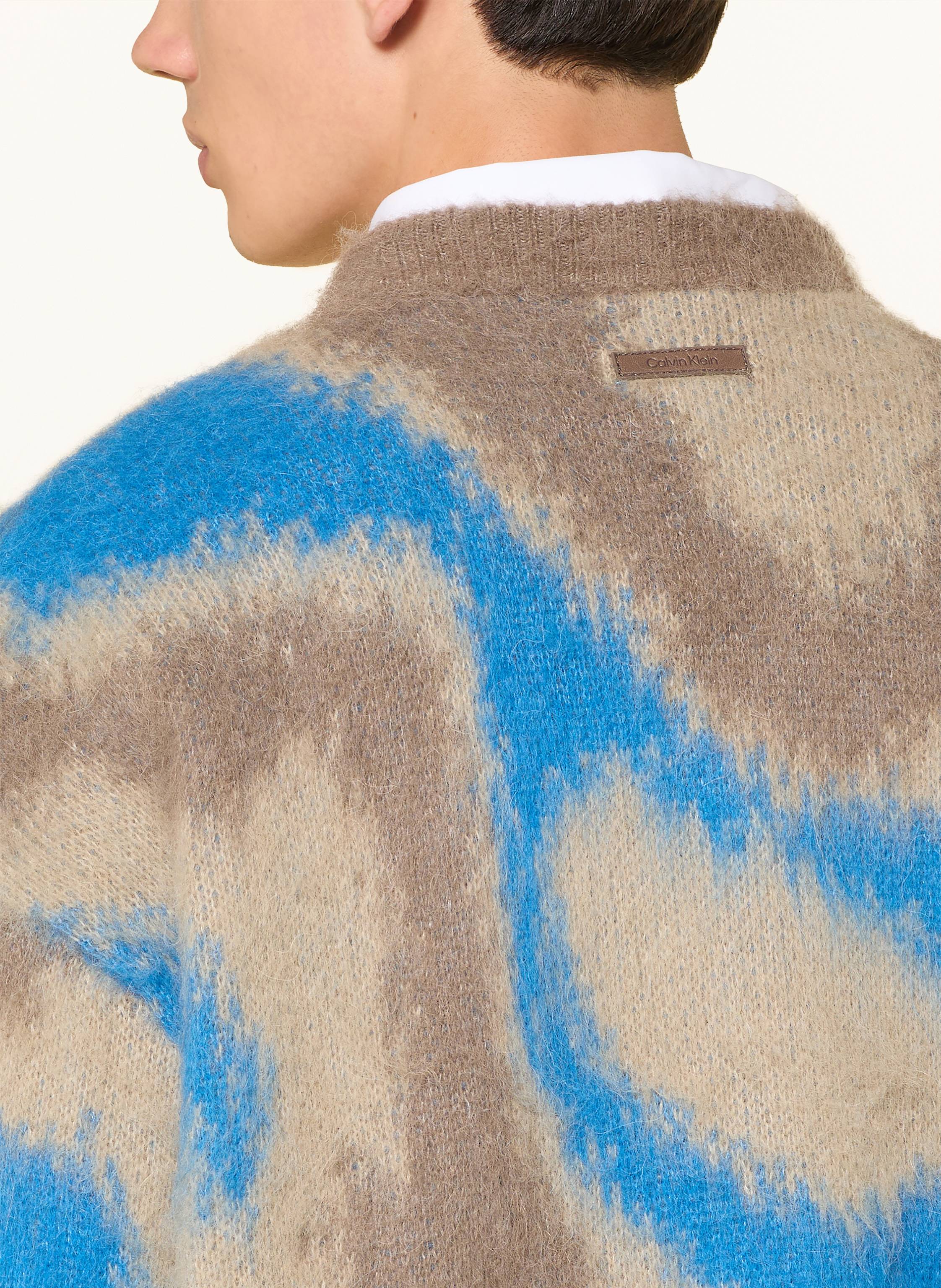 Thumbnail - Calvin Klein Pullover Mit Alpaka blau