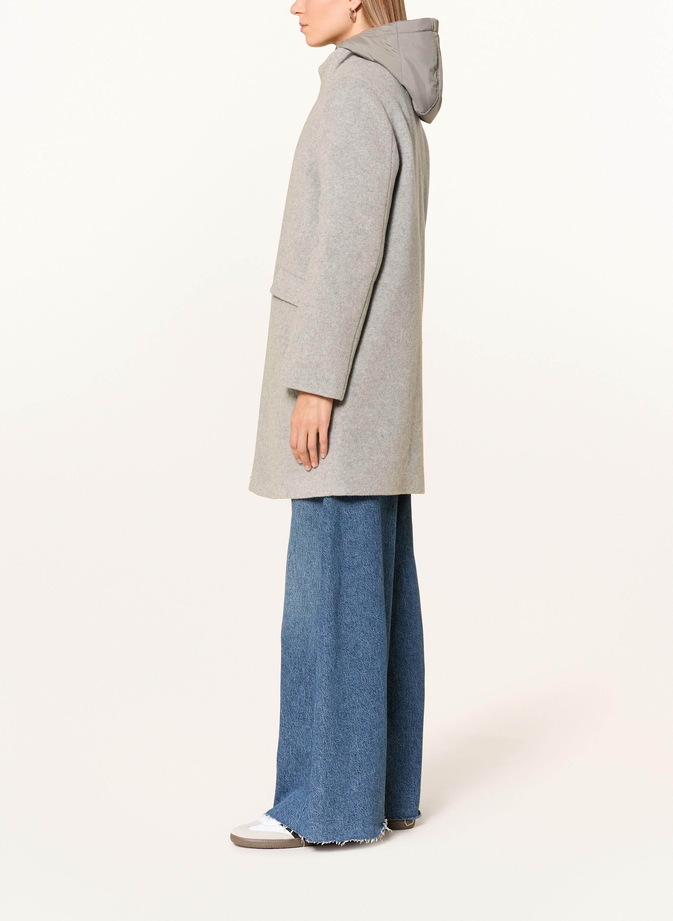 Thumbnail - Cinque Mantel Cimirala Im Materialmix grau