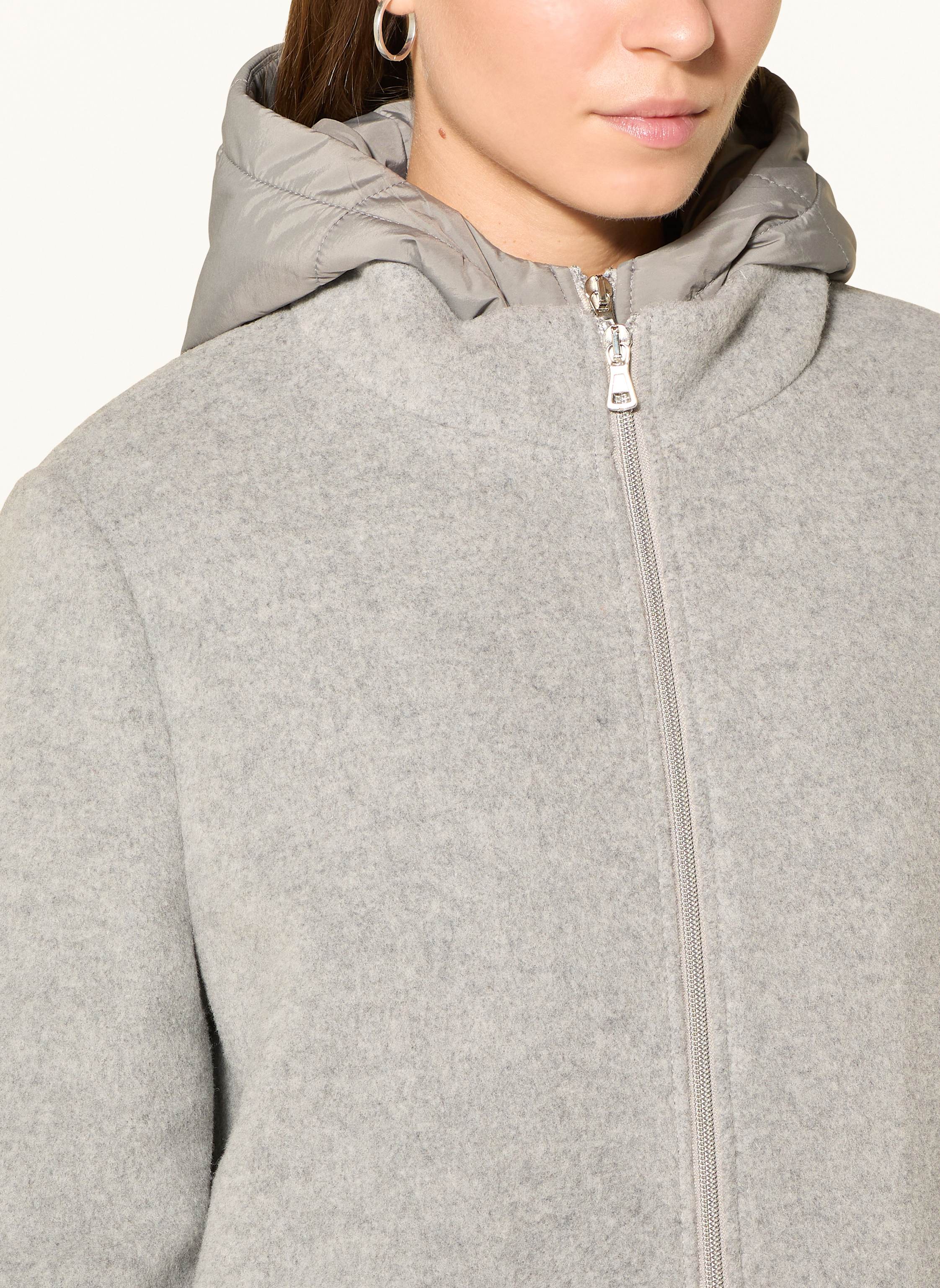 Thumbnail - Cinque Mantel Cimirala Im Materialmix grau