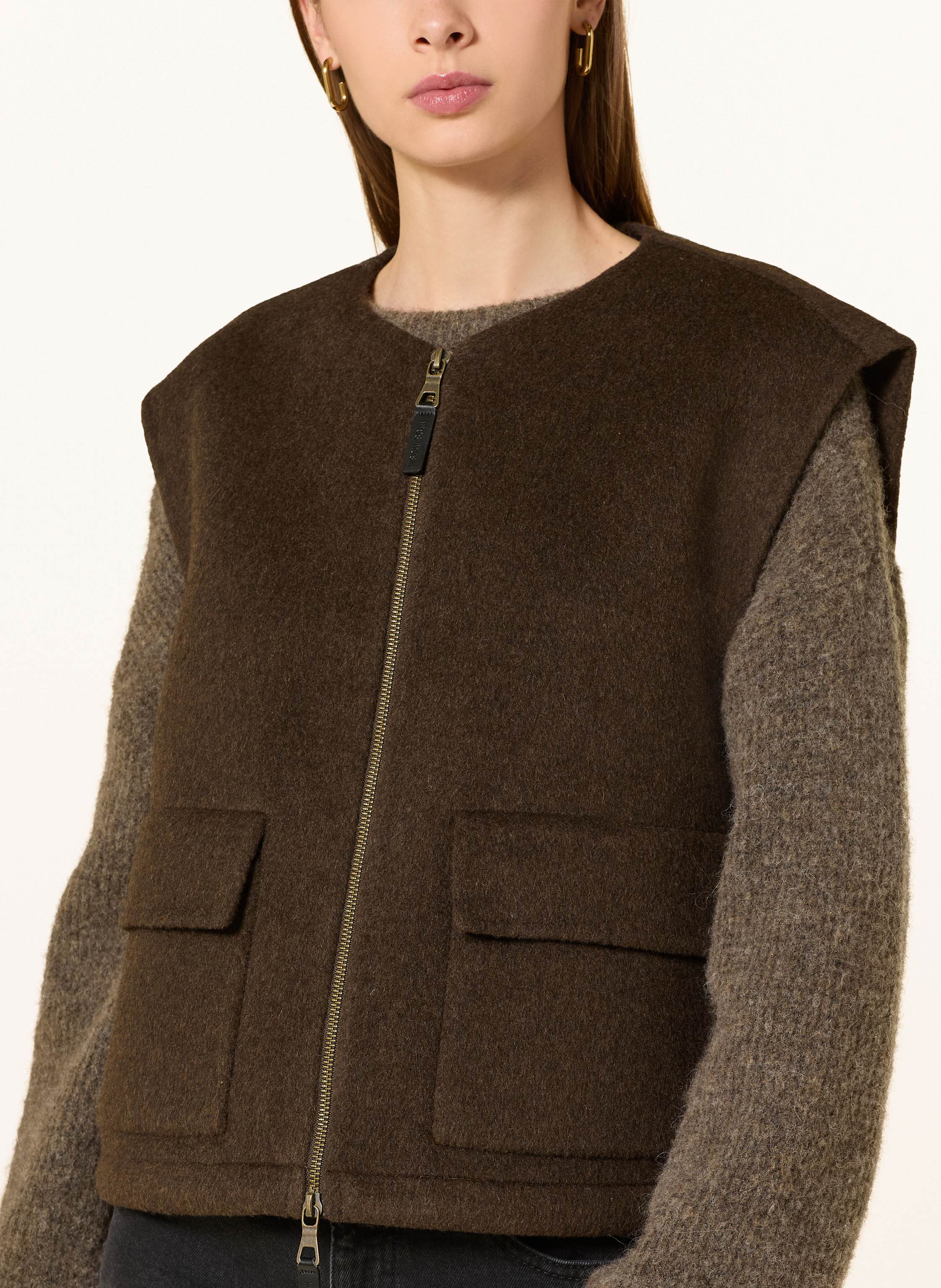 Thumbnail - Mos Mosh Weste Mmelise Loisa braun