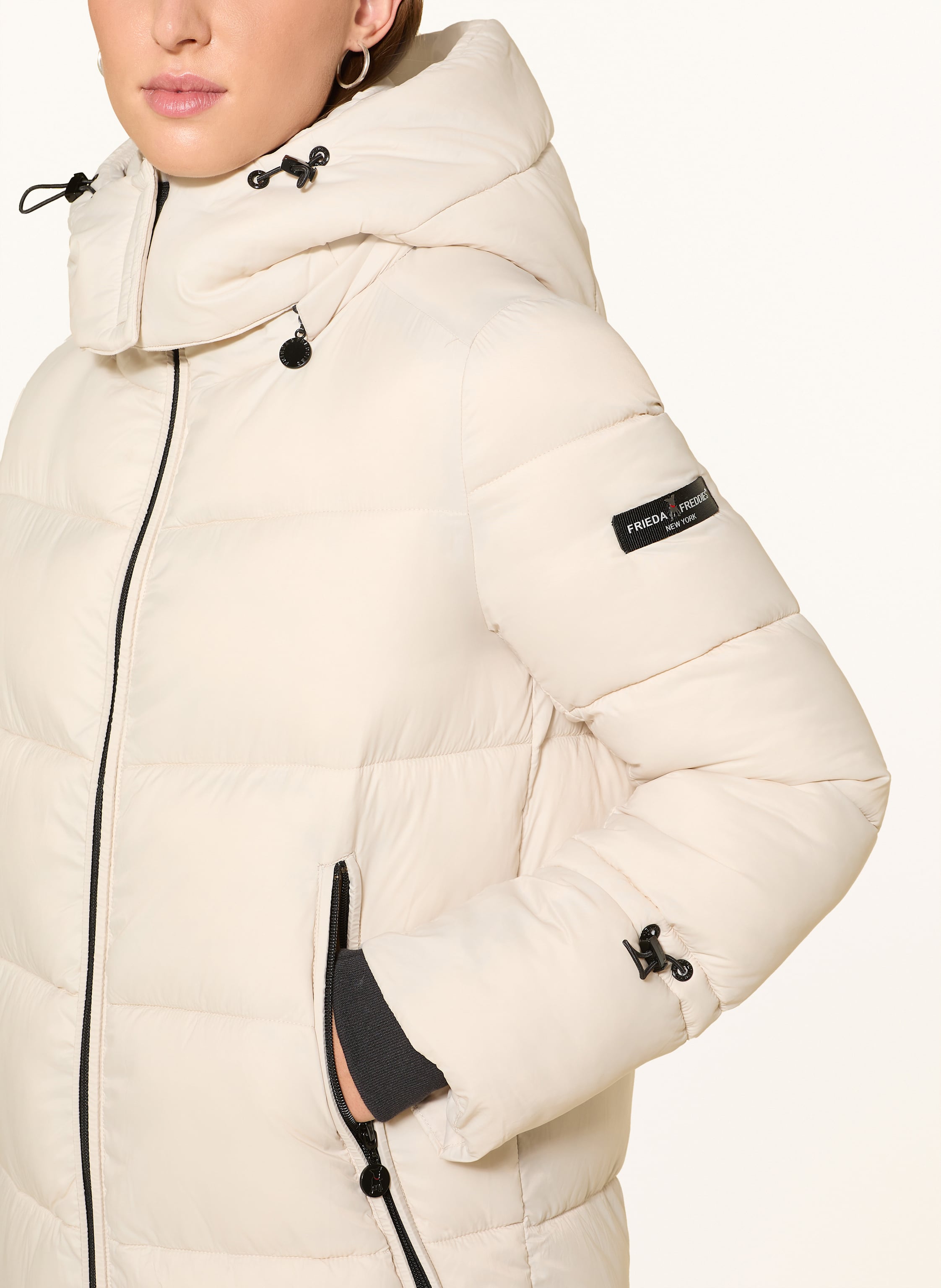 Thumbnail - Frieda & Freddies Steppmantel Deana weiss