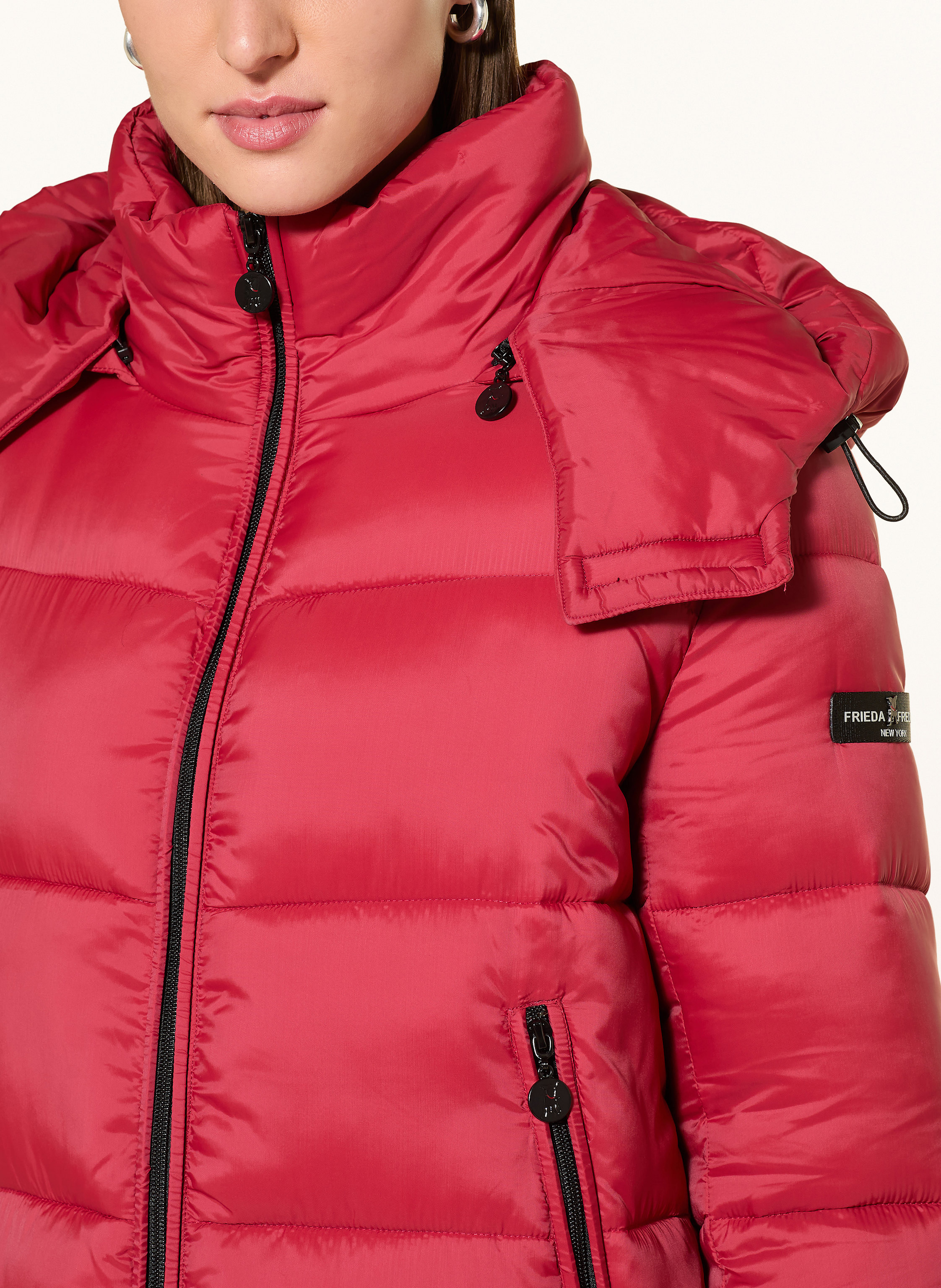 Thumbnail - Frieda & Freddies Steppmantel Deana rot