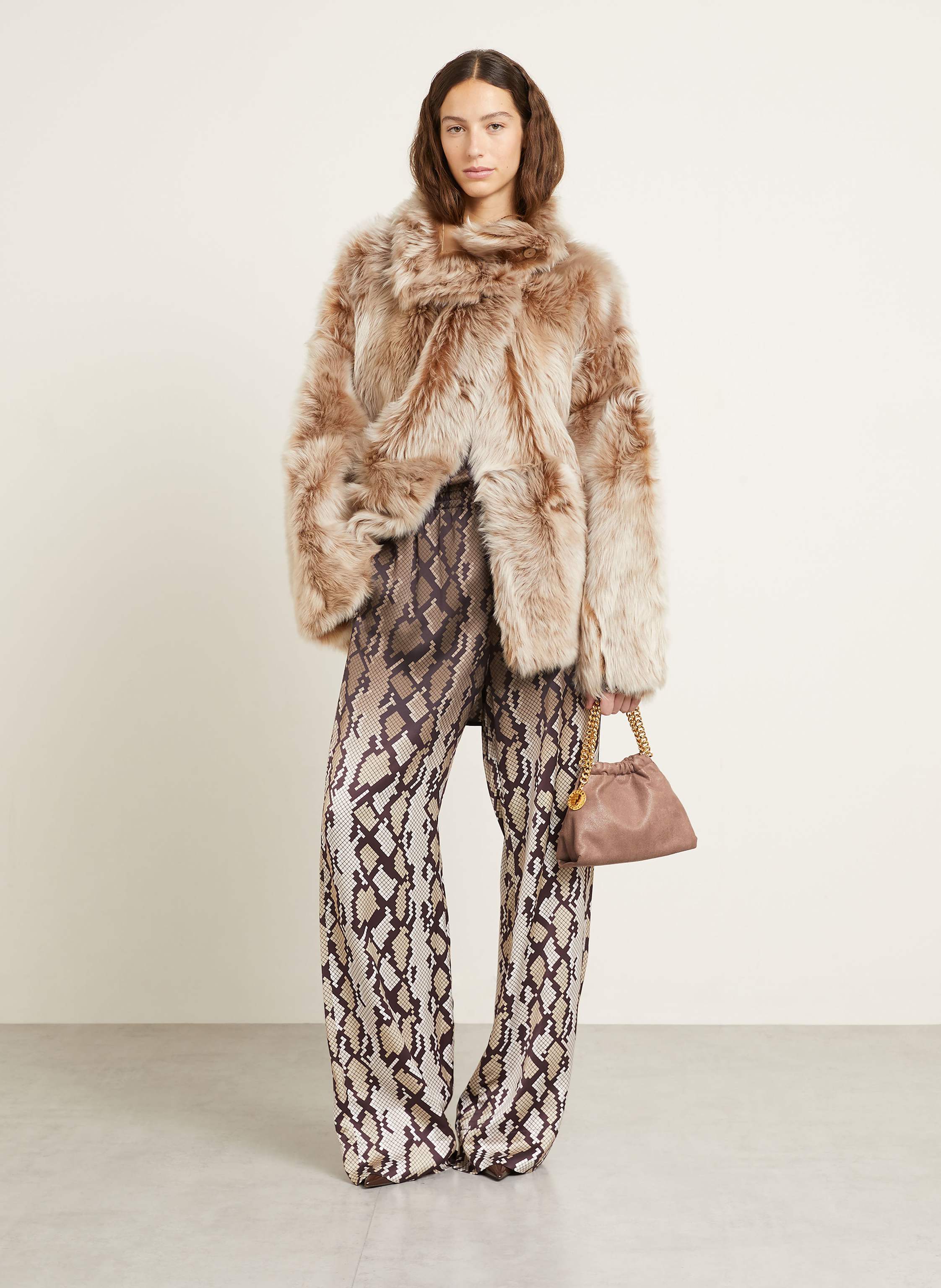 Thumbnail - Stella Mccartney Umhängetasche Falabella Mini beige