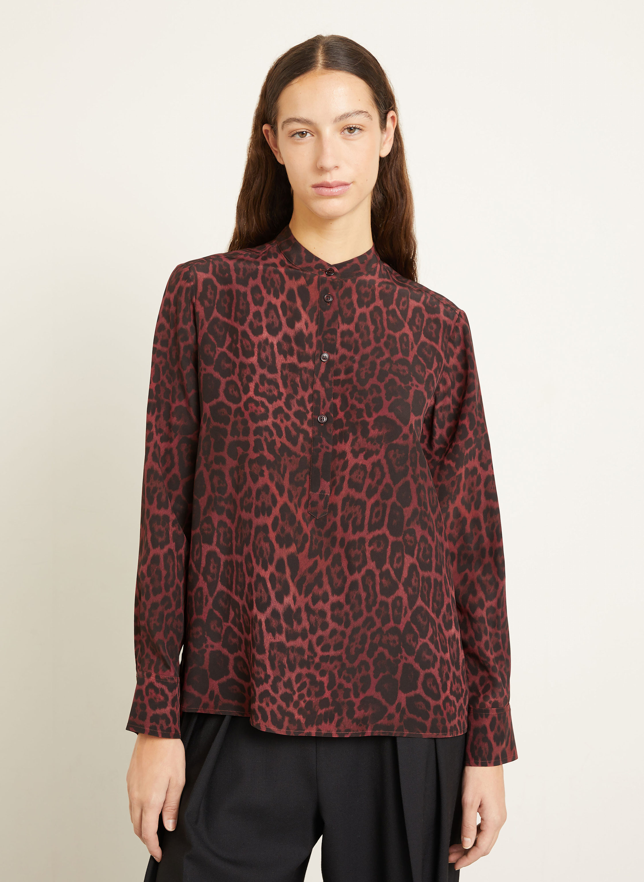 Thumbnail - Stella Mccartney Blusenshirt Aus Seide rot