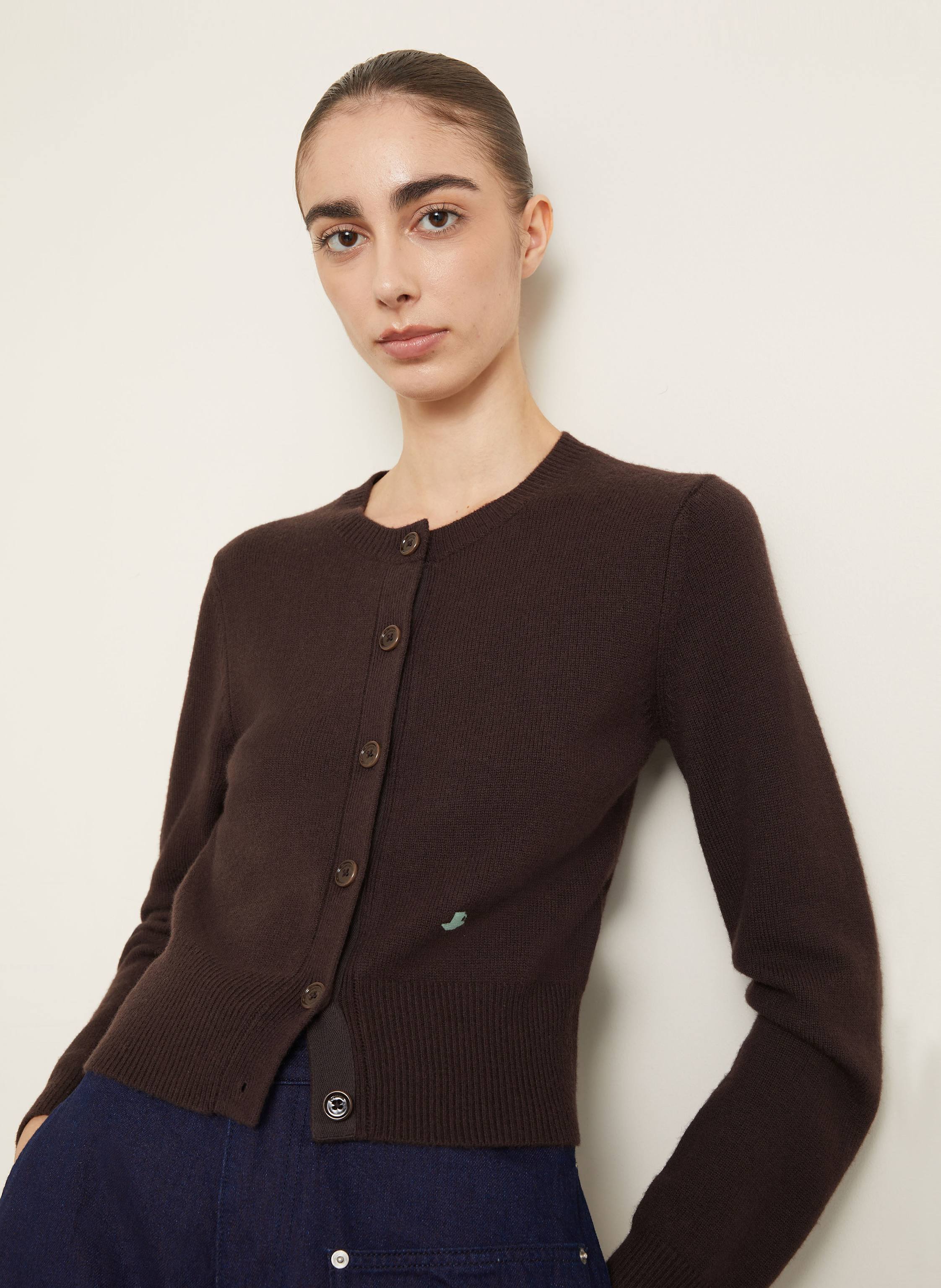 Thumbnail - Jw Anderson Strickjacke braun