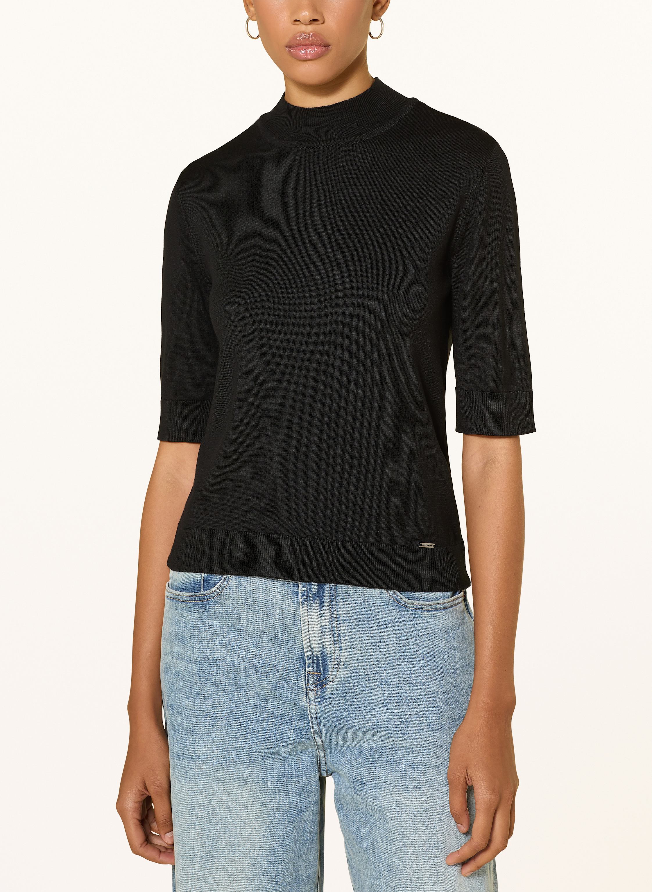 Thumbnail - More & More Strickshirt schwarz
