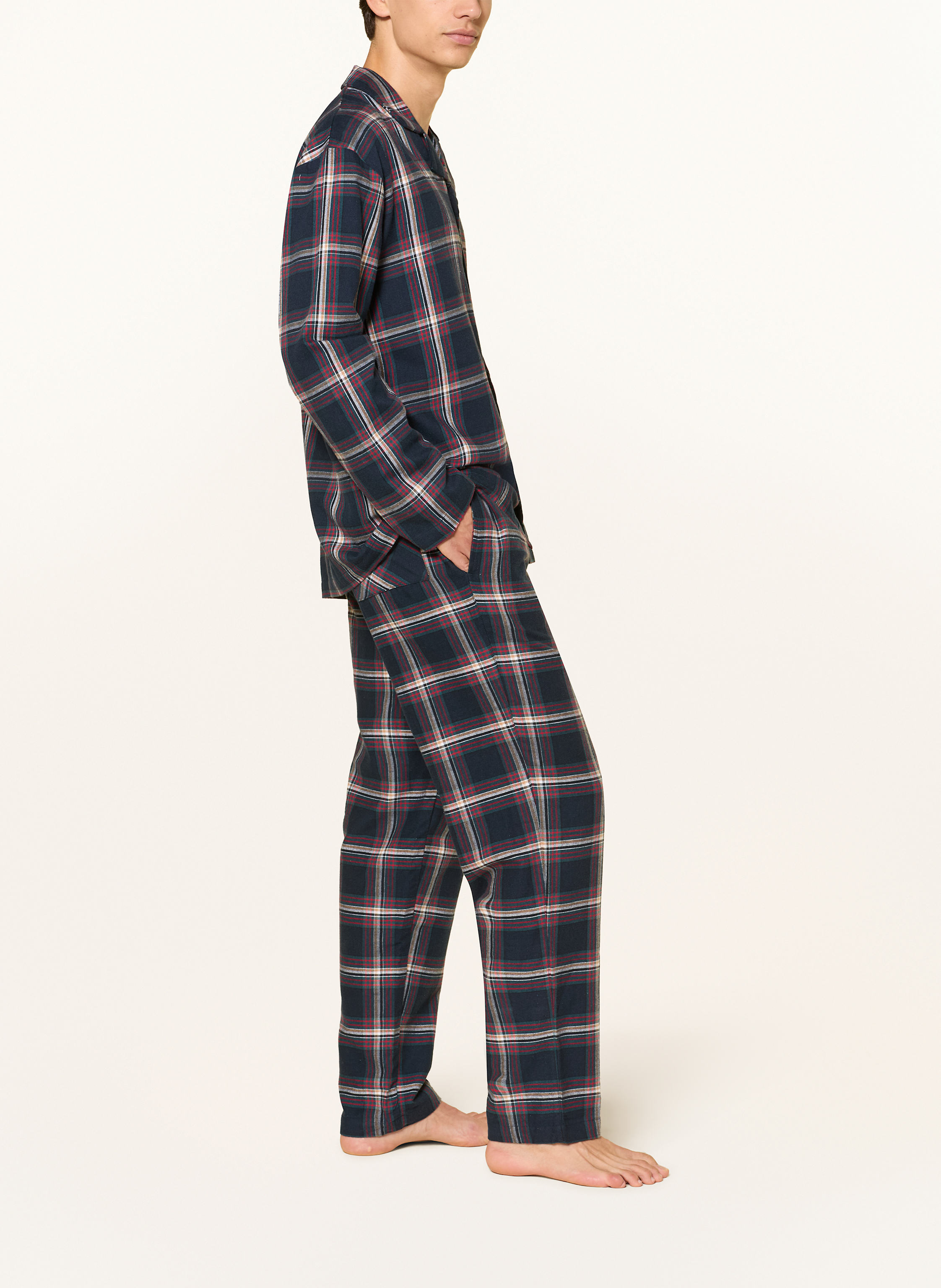 Thumbnail - Boss Schlafanzug Holiday blau