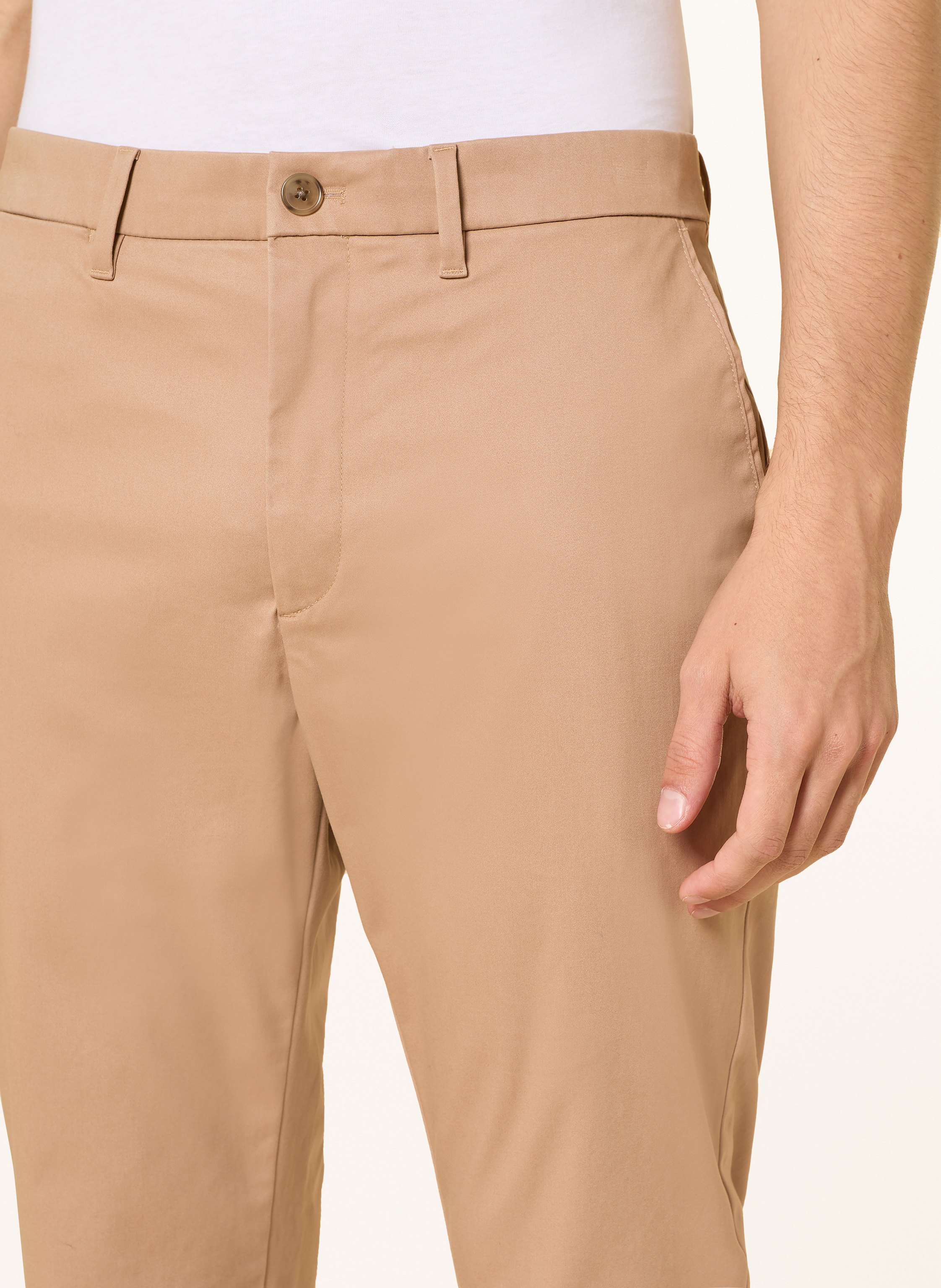 Thumbnail - Calvin Klein Chino Slim Tapered Fit braun