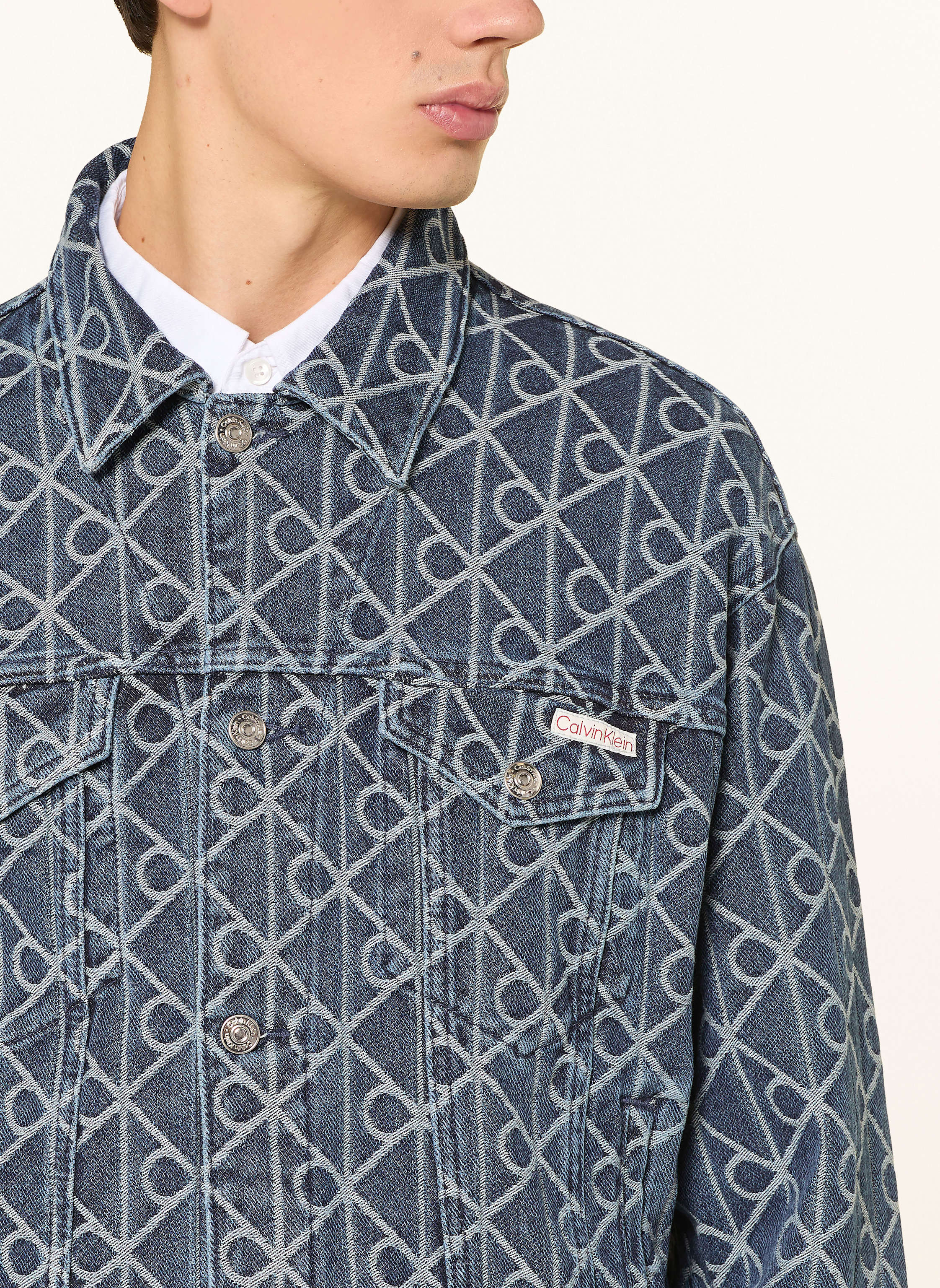 Thumbnail - Calvin Klein Jeans Jeansjacke 90s blau