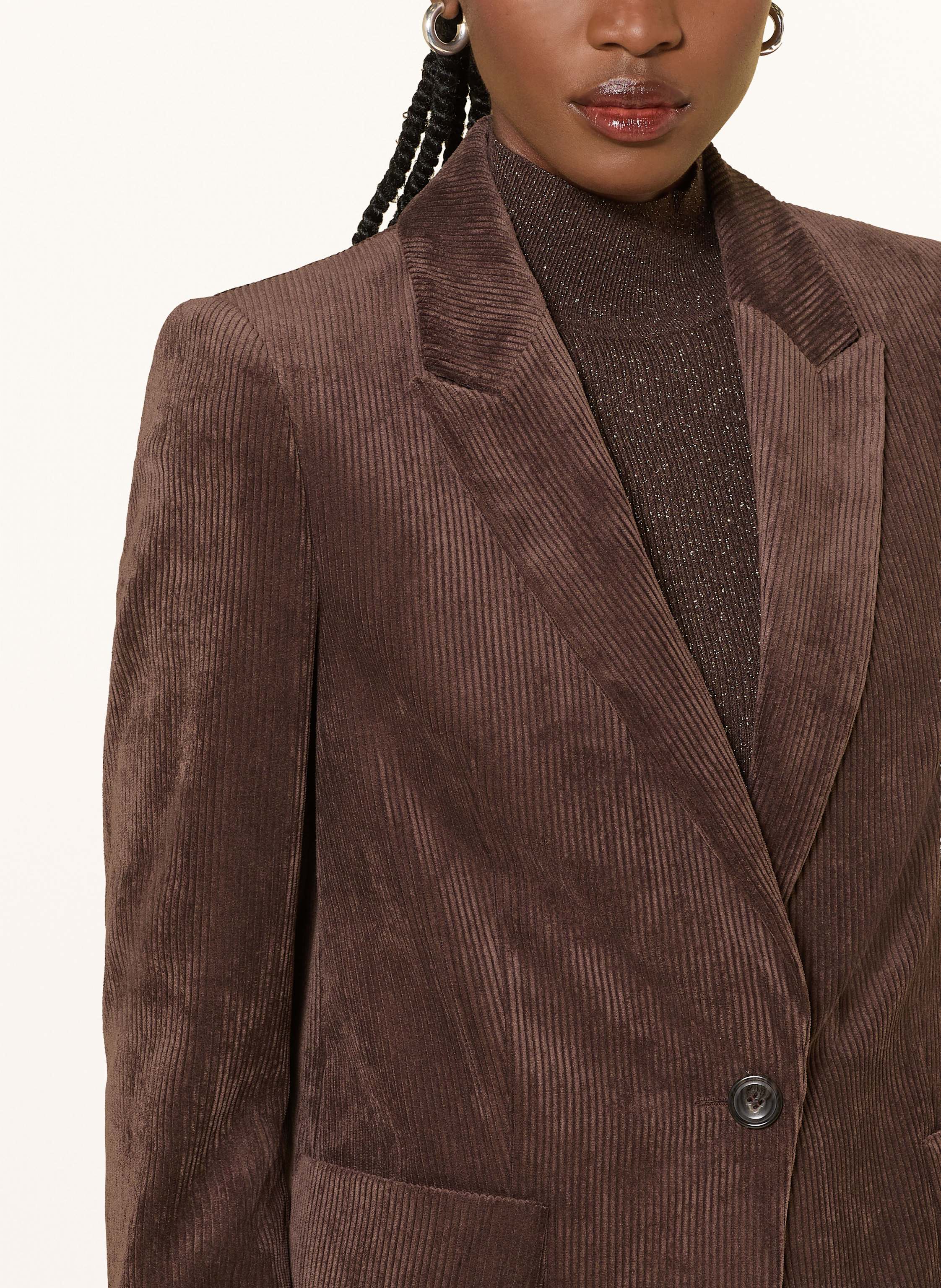 Thumbnail - Luisa Cerano Cordblazer braun