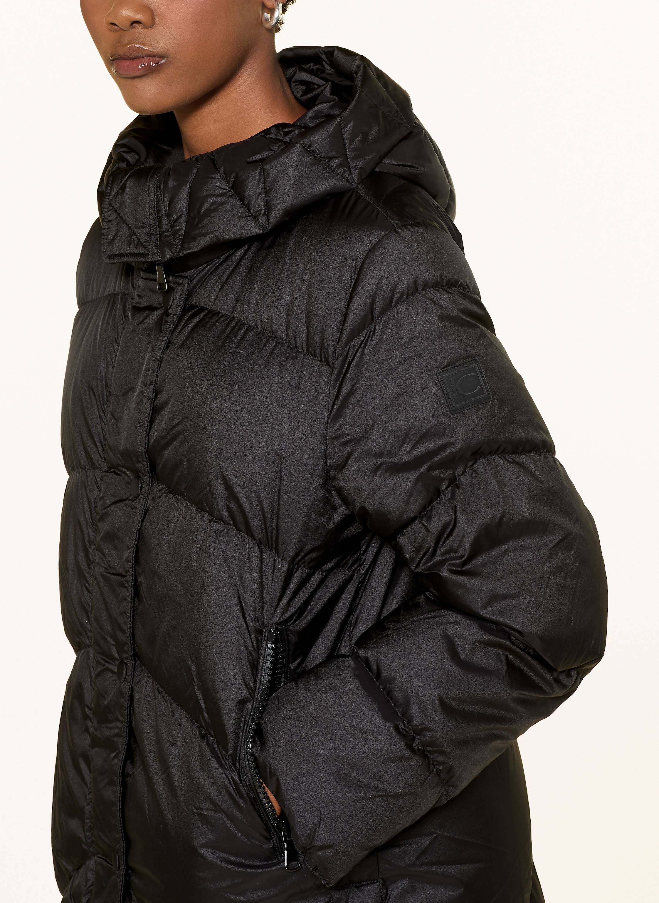 Thumbnail - Luisa Cerano Daunenmantel schwarz