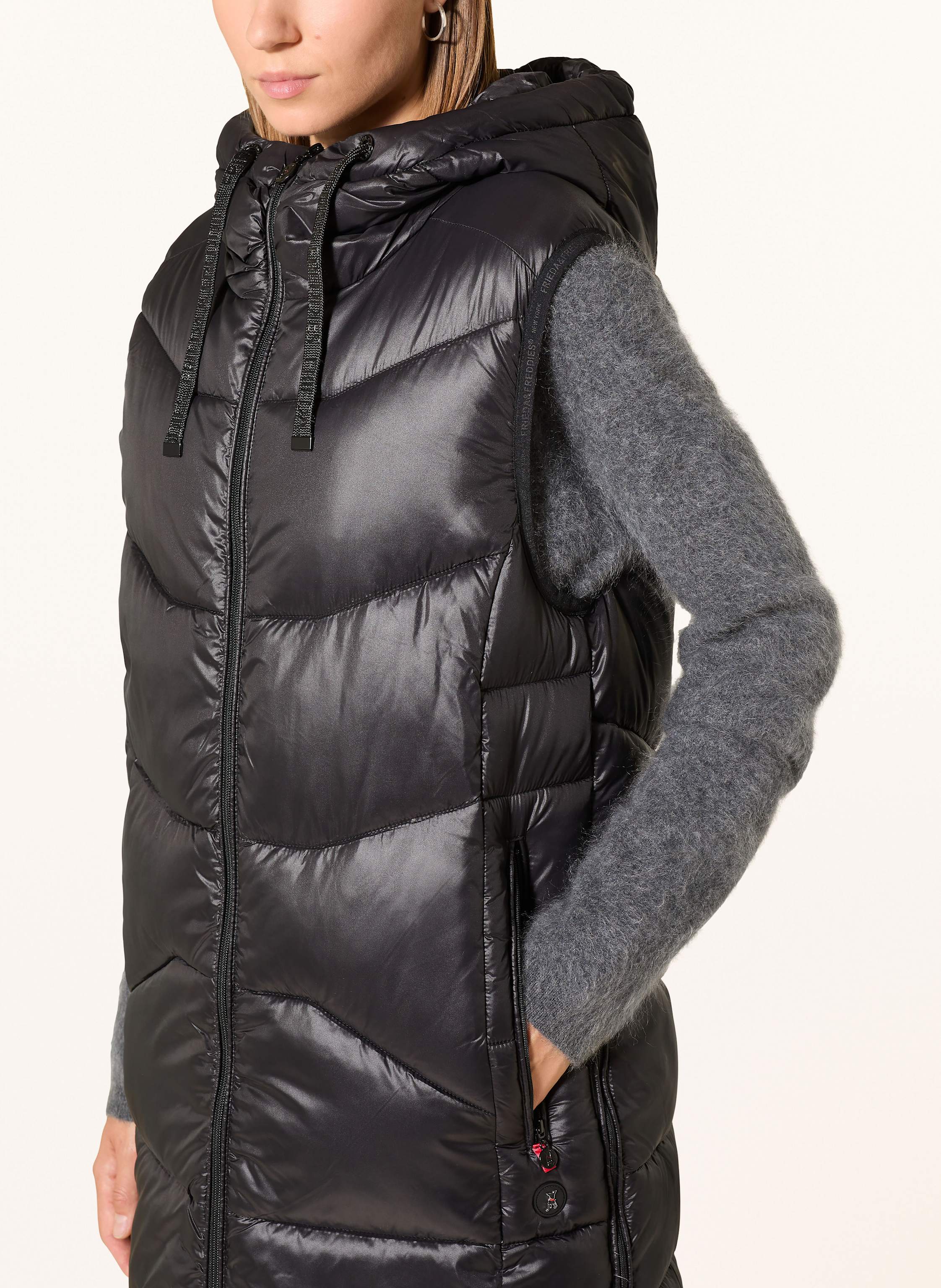 Thumbnail - Frieda & Freddies Steppweste Little Twister schwarz