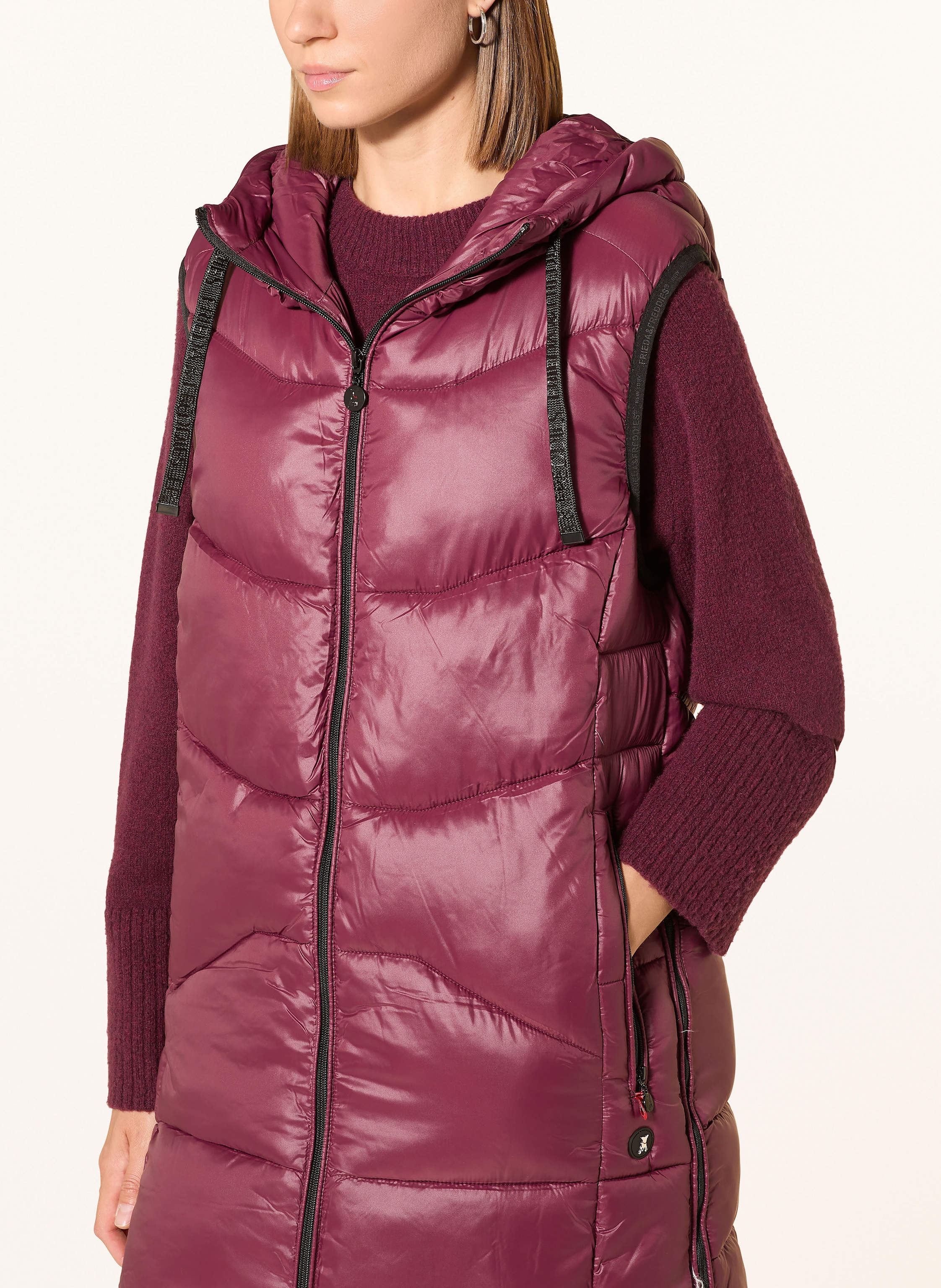 Thumbnail - Frieda & Freddies Steppweste Little Twister rot