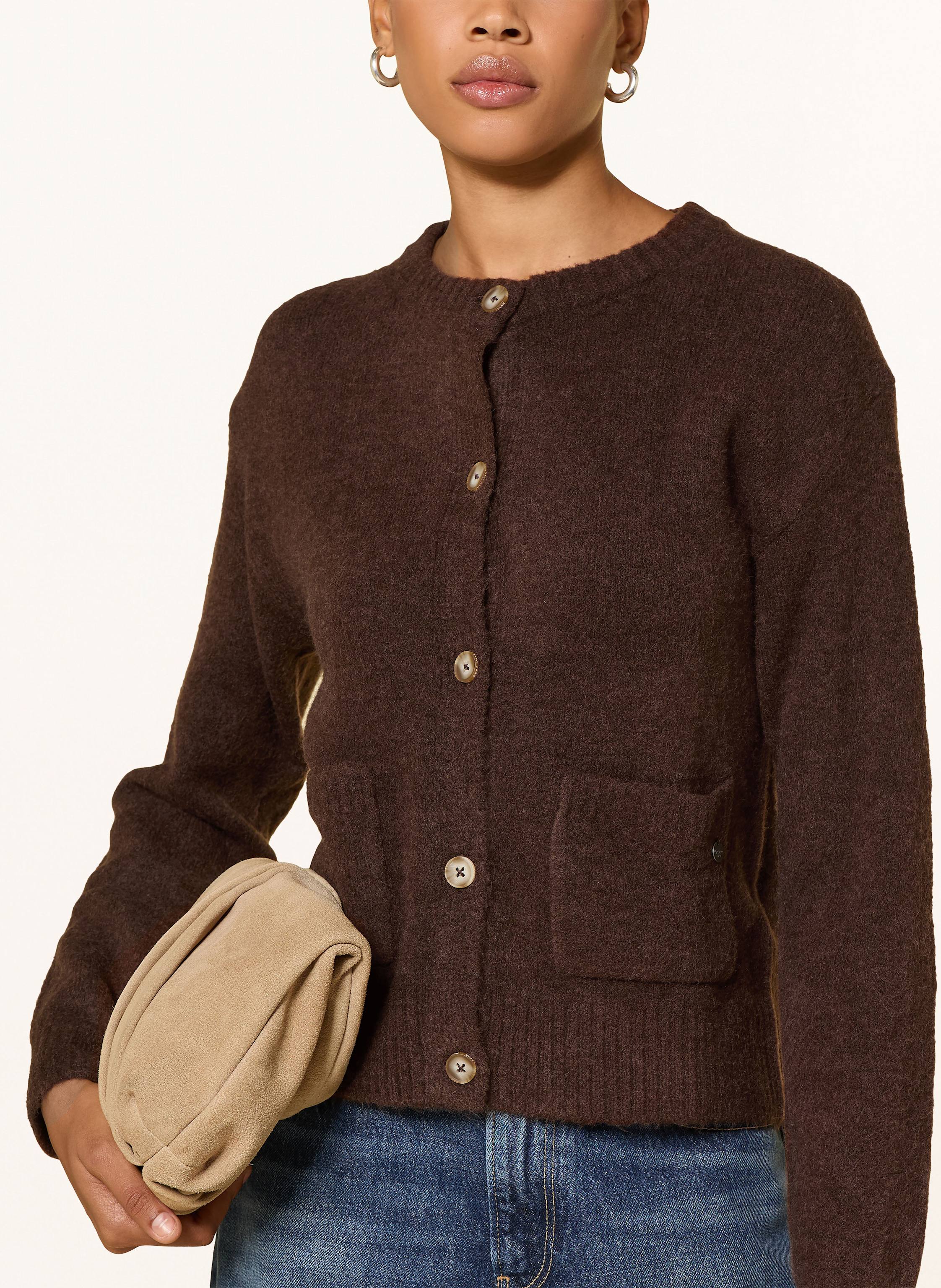 Thumbnail - Pepe Jeans Strickjacke Cecil braun