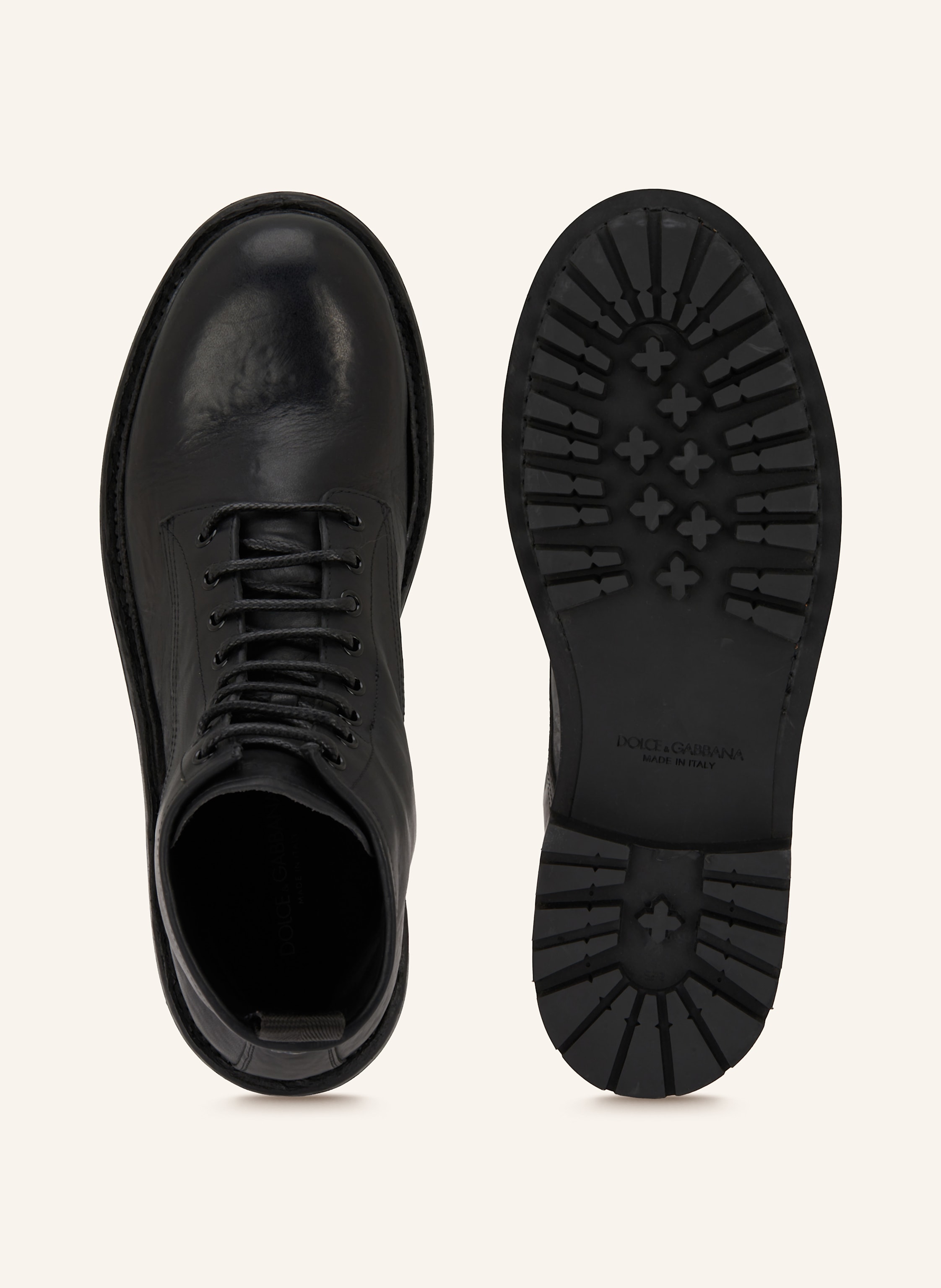 Thumbnail - Dolce & Gabbana Schnürboots Elba schwarz