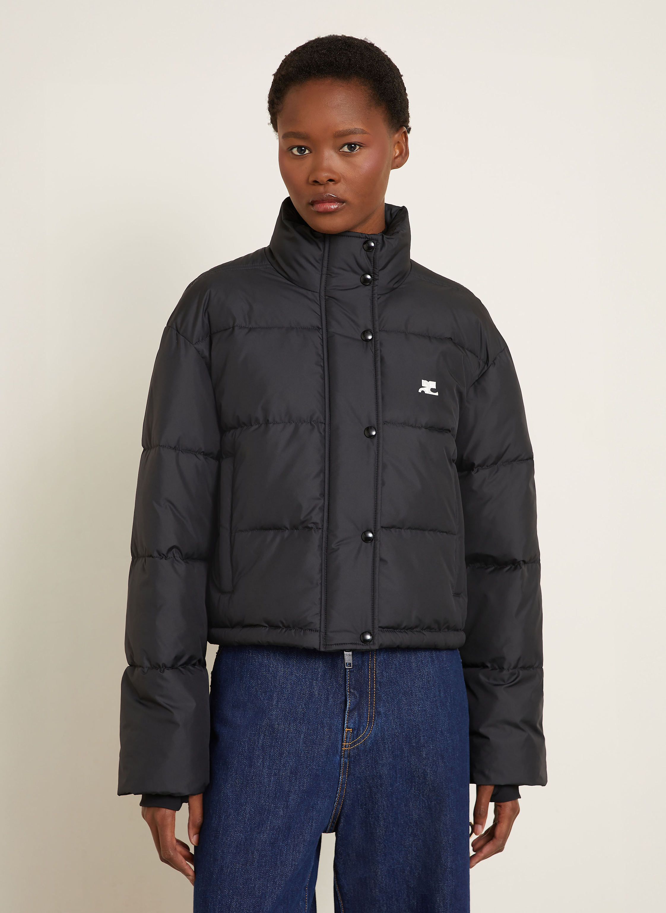 Thumbnail - Courrèges Steppjacke schwarz