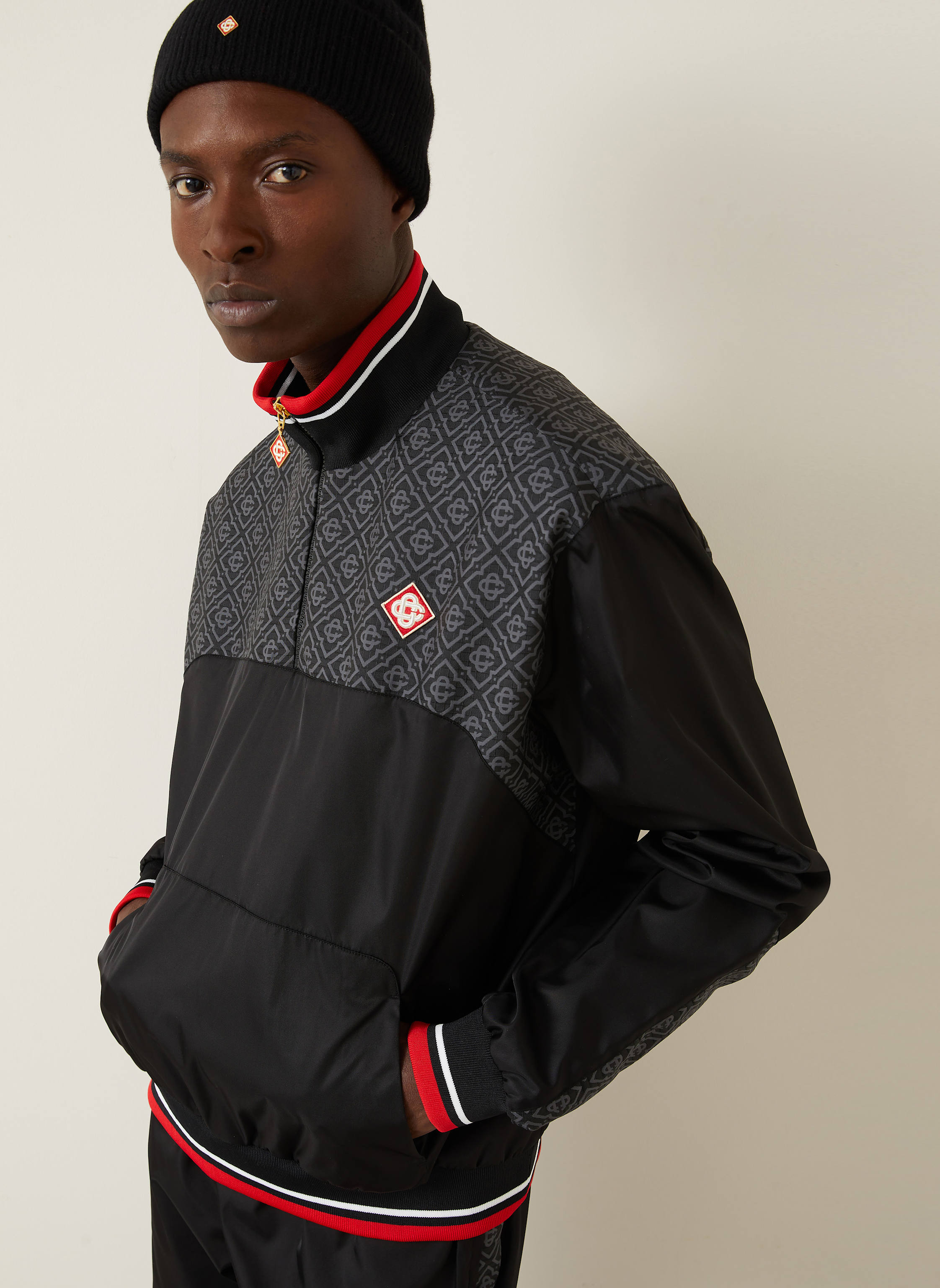 Thumbnail - Casablanca Jacke Im Materialmix schwarz